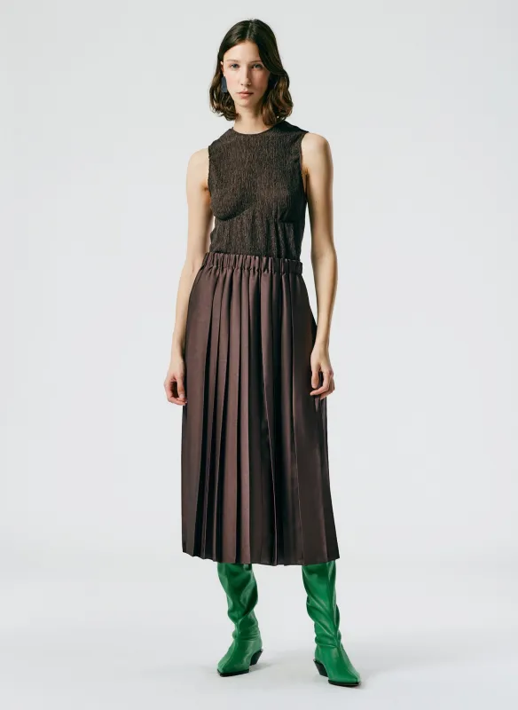 Feather Weight Pleated Pull On Skirt sold by Tibi