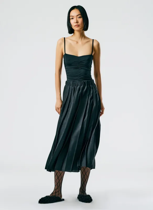 Feather Weight Pleated Pull On Skirt sold by Tibi