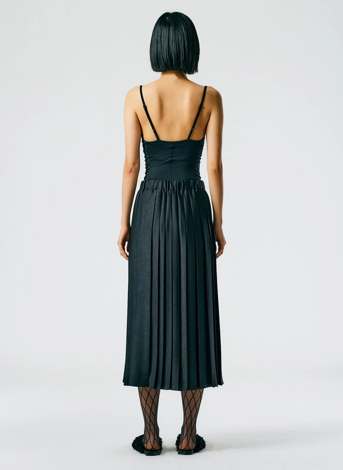Feather Weight Pleated Pull On Skirt sold by Tibi product image thumbnail 5