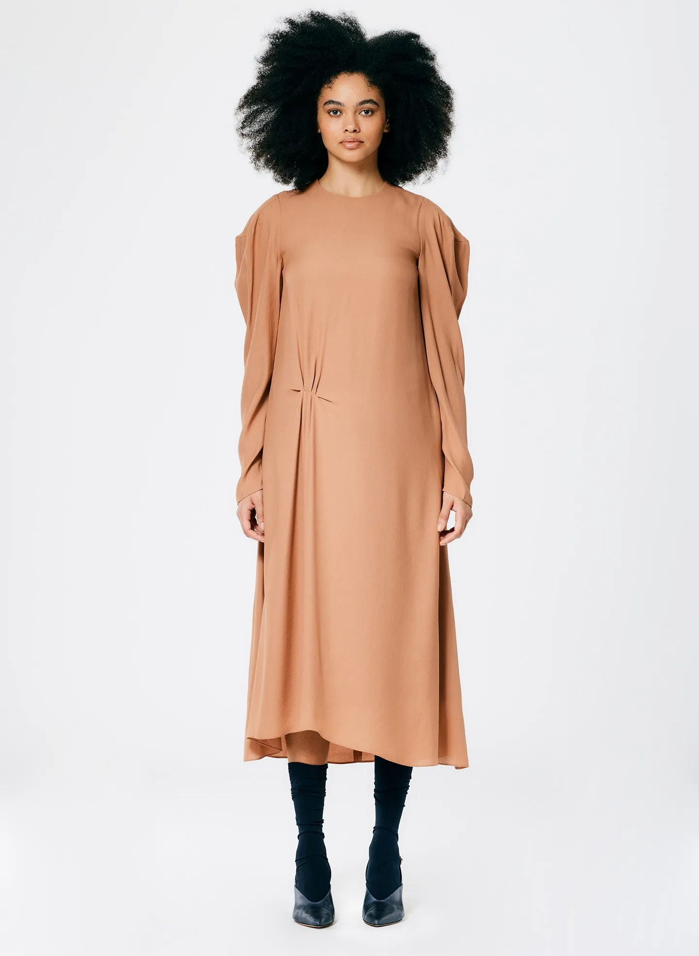 Feather Weight Eco Crepe Dress sold by Tibi product image thumbnail 3