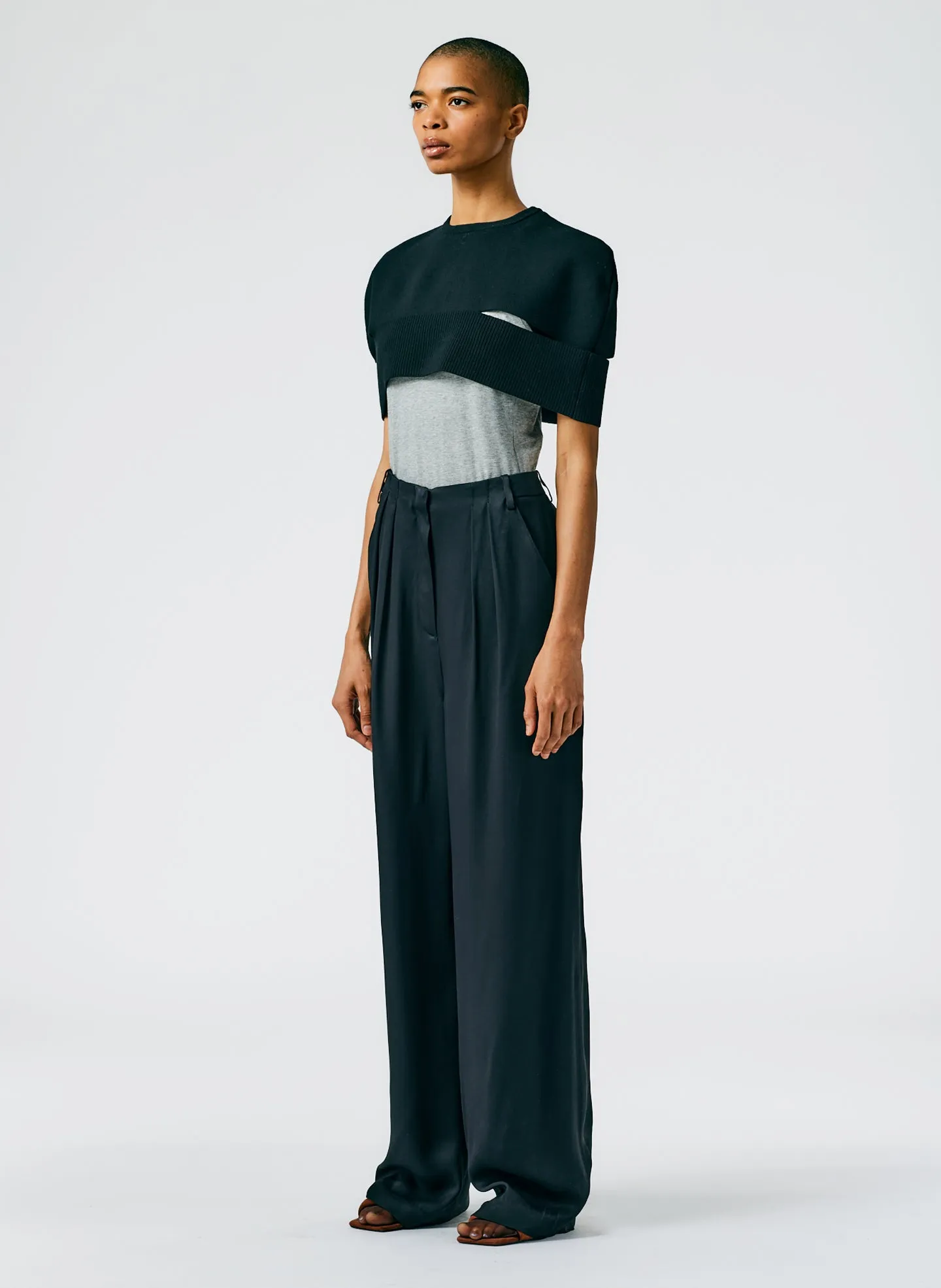 Eco Acetate Viscose Lauren Trouser sold by Tibi product image thumbnail 4