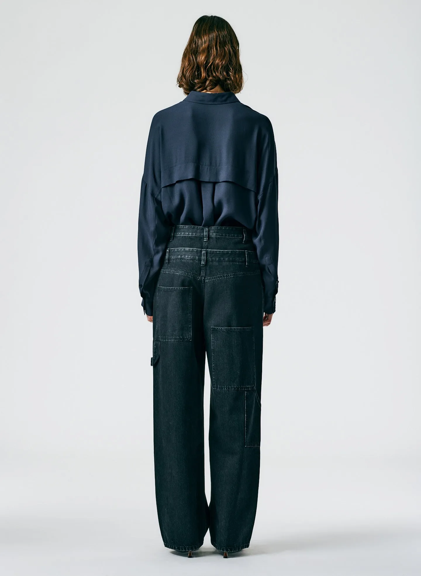 Double Waisted Black Denim Sam Jean sold by Tibi product image thumbnail 5