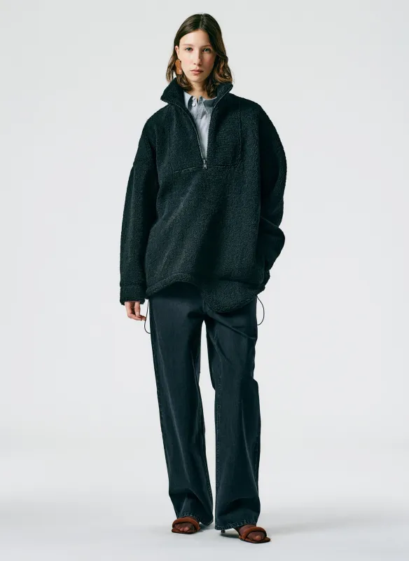 Cozy Fleece Anorak Zip Up made by Tibi