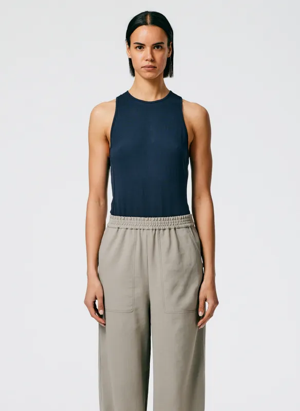 T-Shirt Crewneck Racerback Bodysuit sold by Tibi