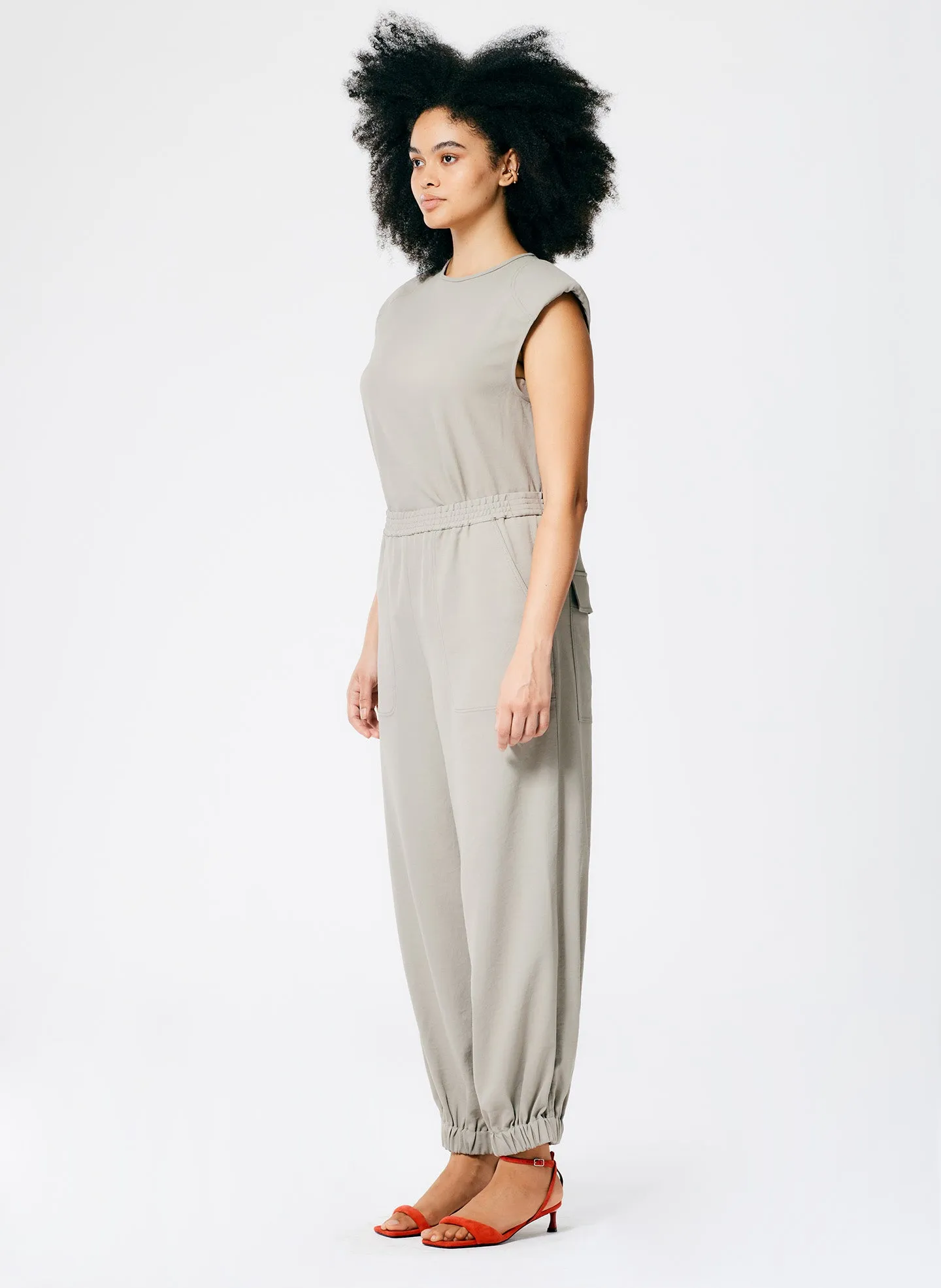 Chalky Drape Plashet Jogger - Regular sold by Tibi product image thumbnail 3