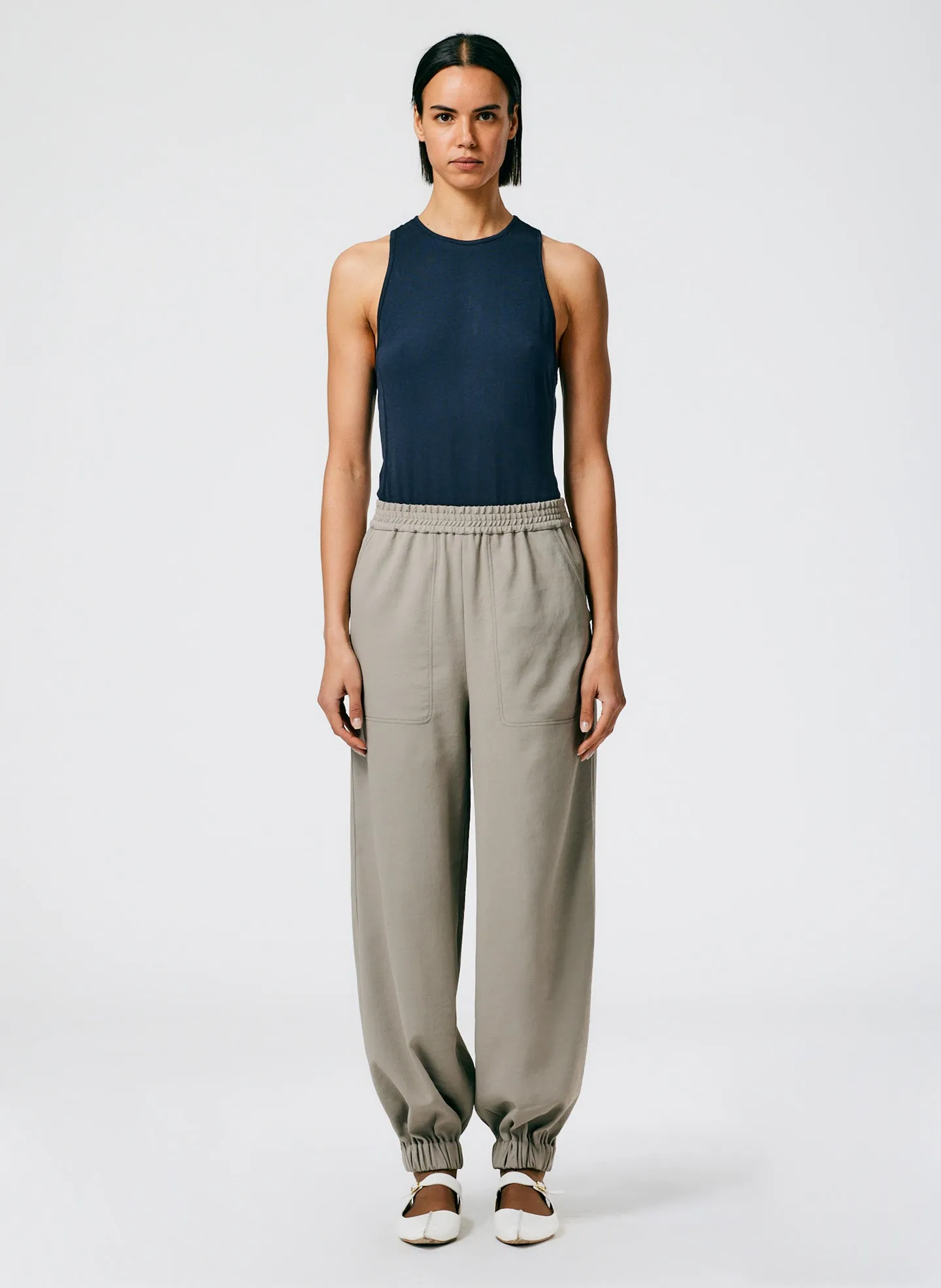 Chalky Drape Plashet Jogger - Regular sold by Tibi product image thumbnail 5