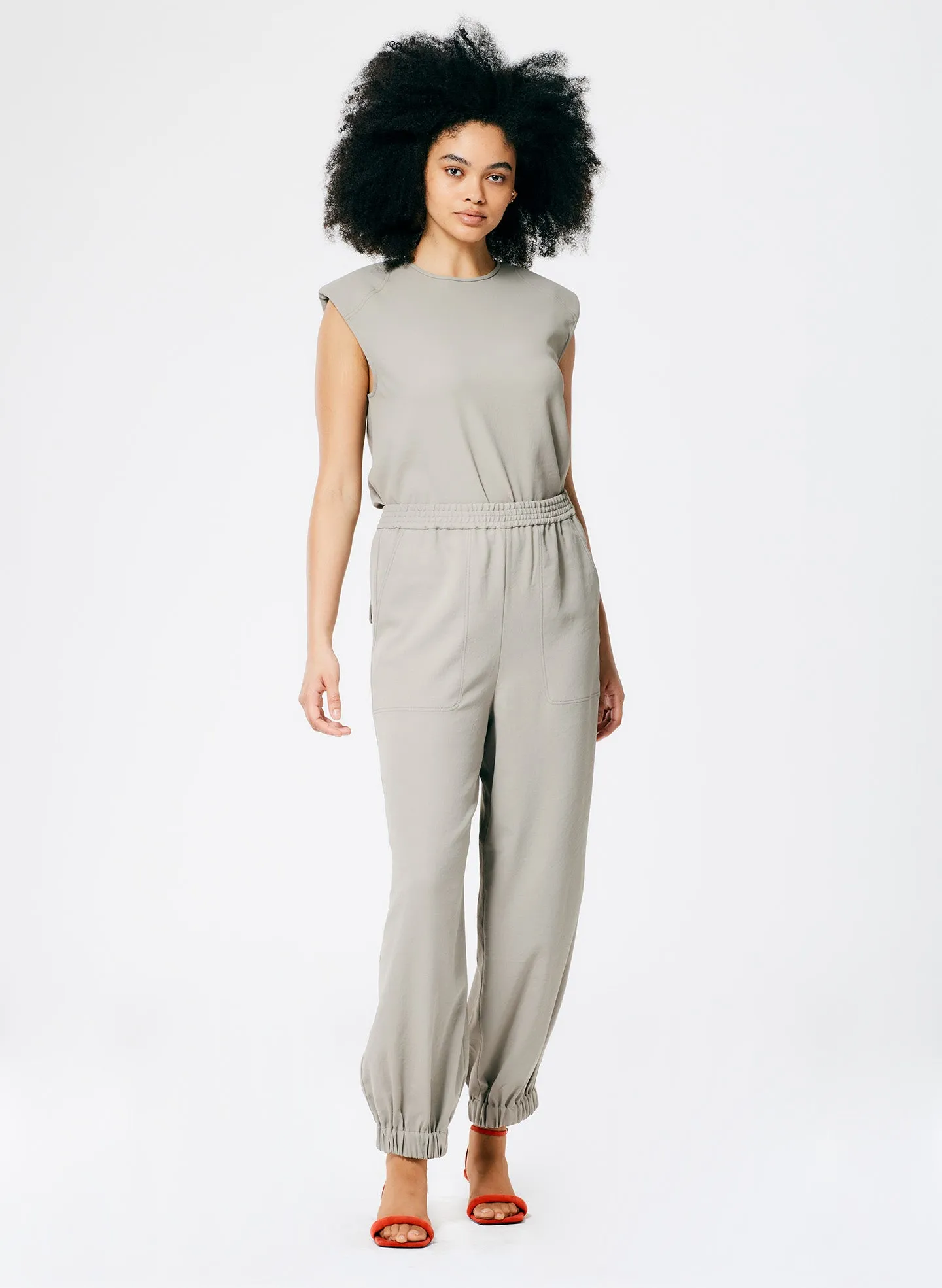 Chalky Drape Plashet Jogger - Regular sold by Tibi