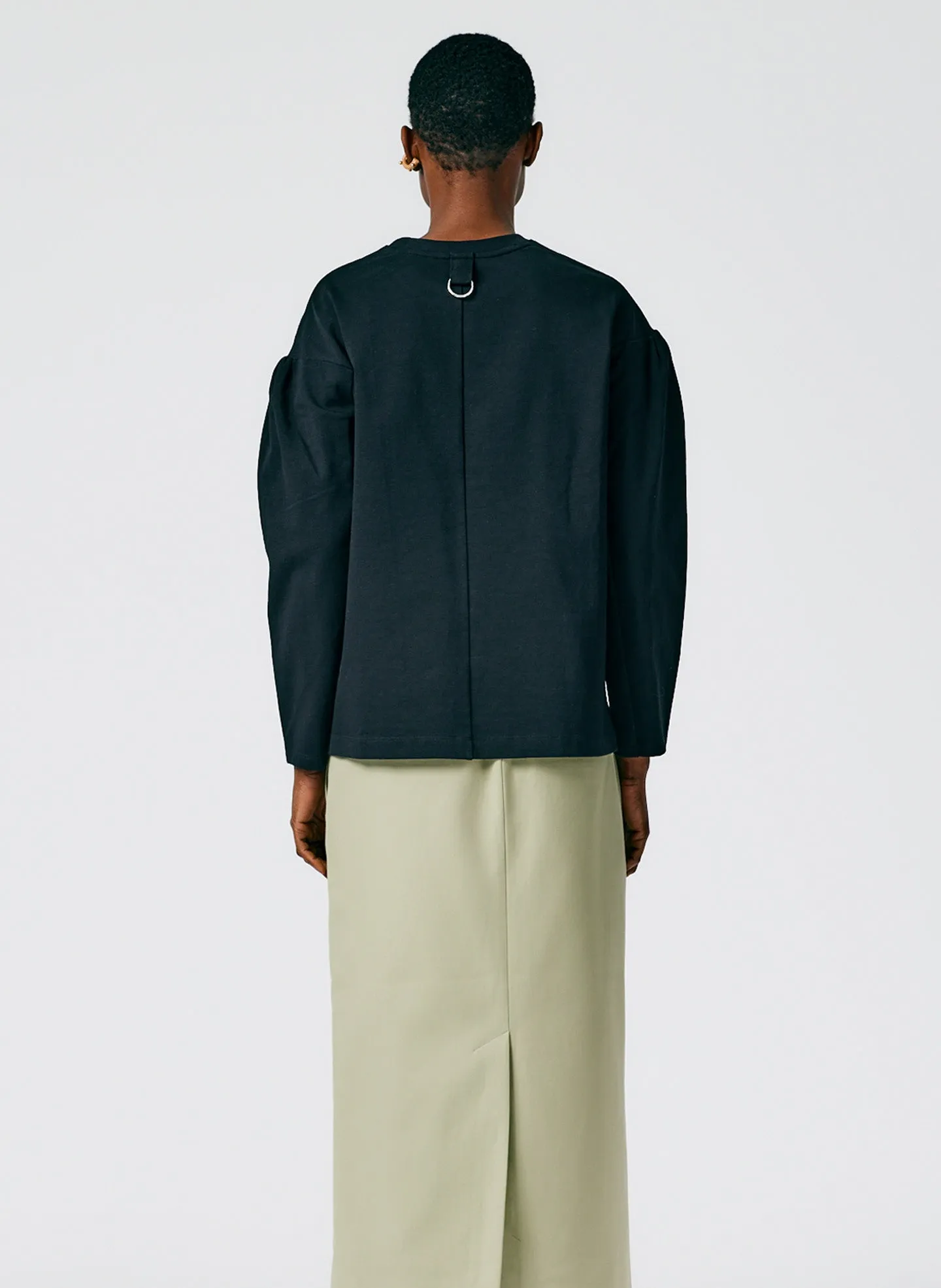 Punto Milano Puff Sleeve Sweatshirt sold by Tibi product image thumbnail 4