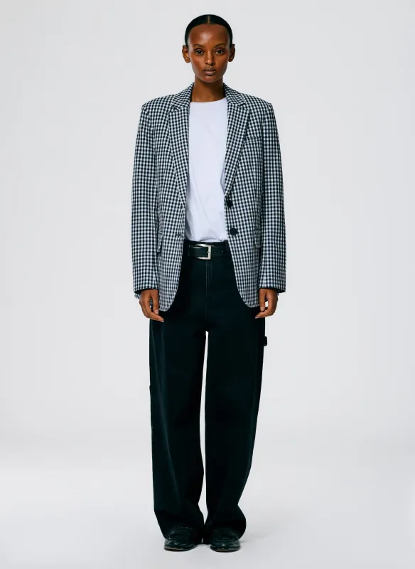 Gingham Suiting Men's Blazer made by Tibi