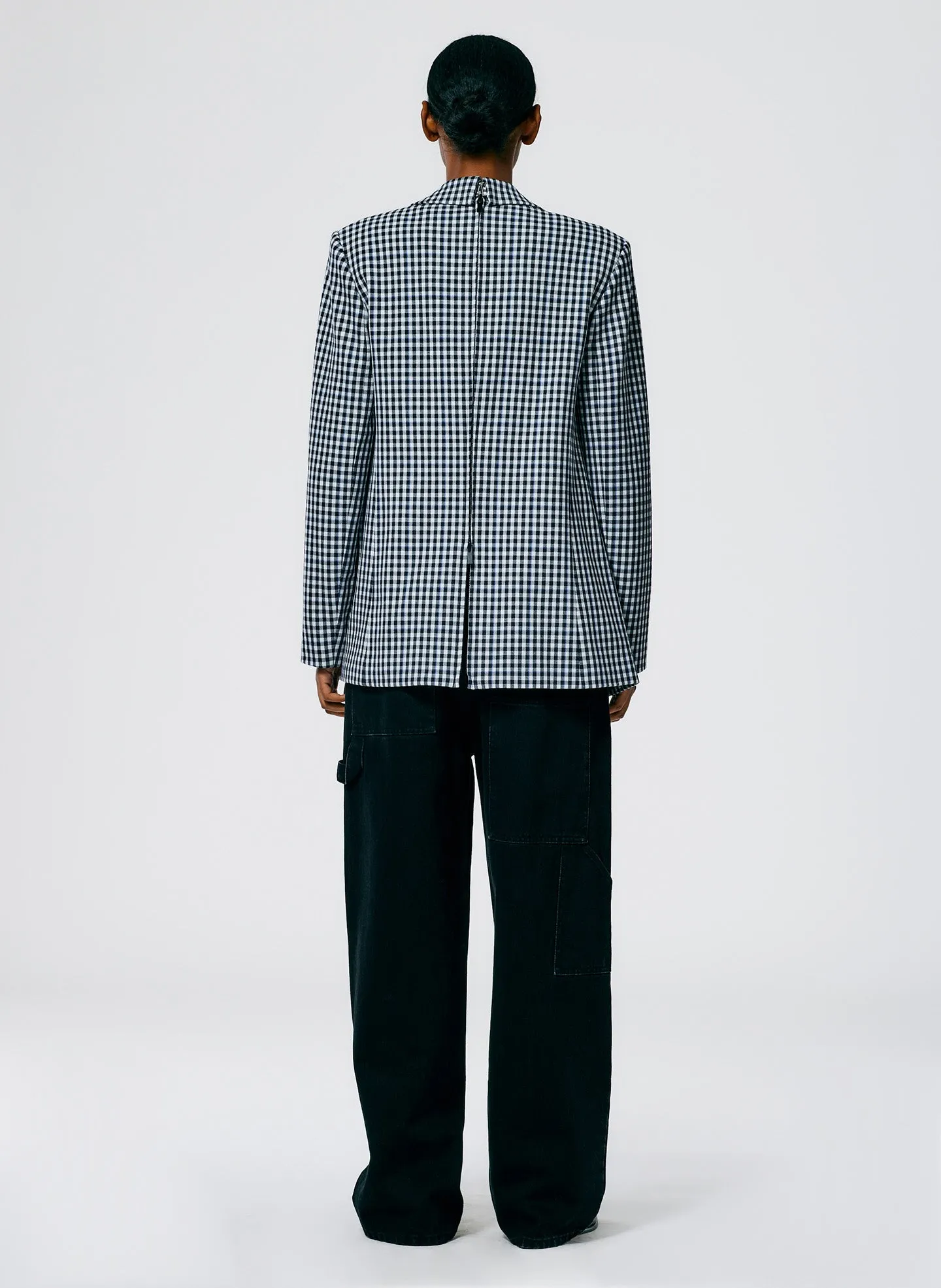 Gingham Suiting Men's Blazer sold by Tibi product image thumbnail 3