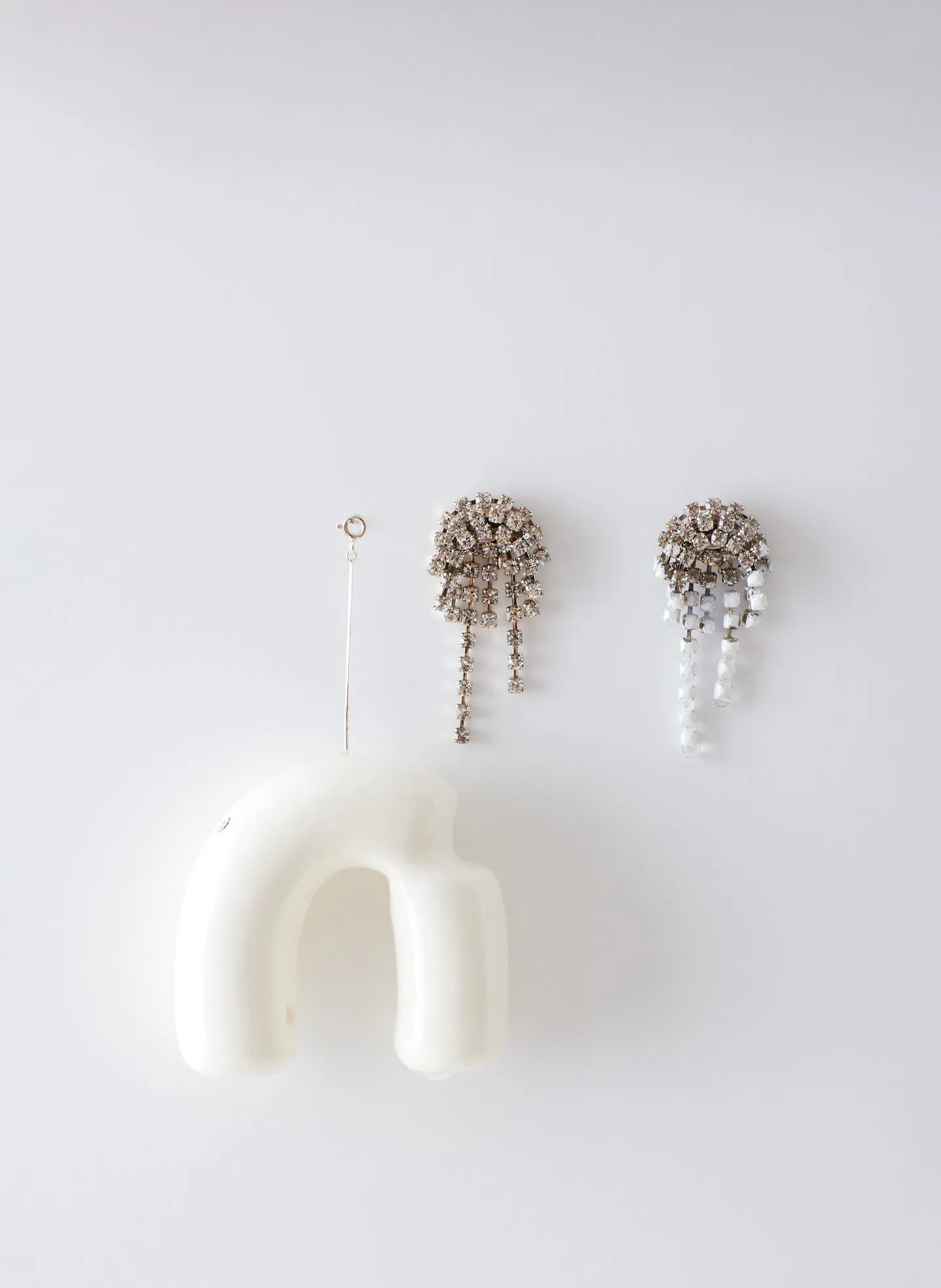 d O n U t s Crystal Earrings - Large sold by Tibi product image thumbnail 2