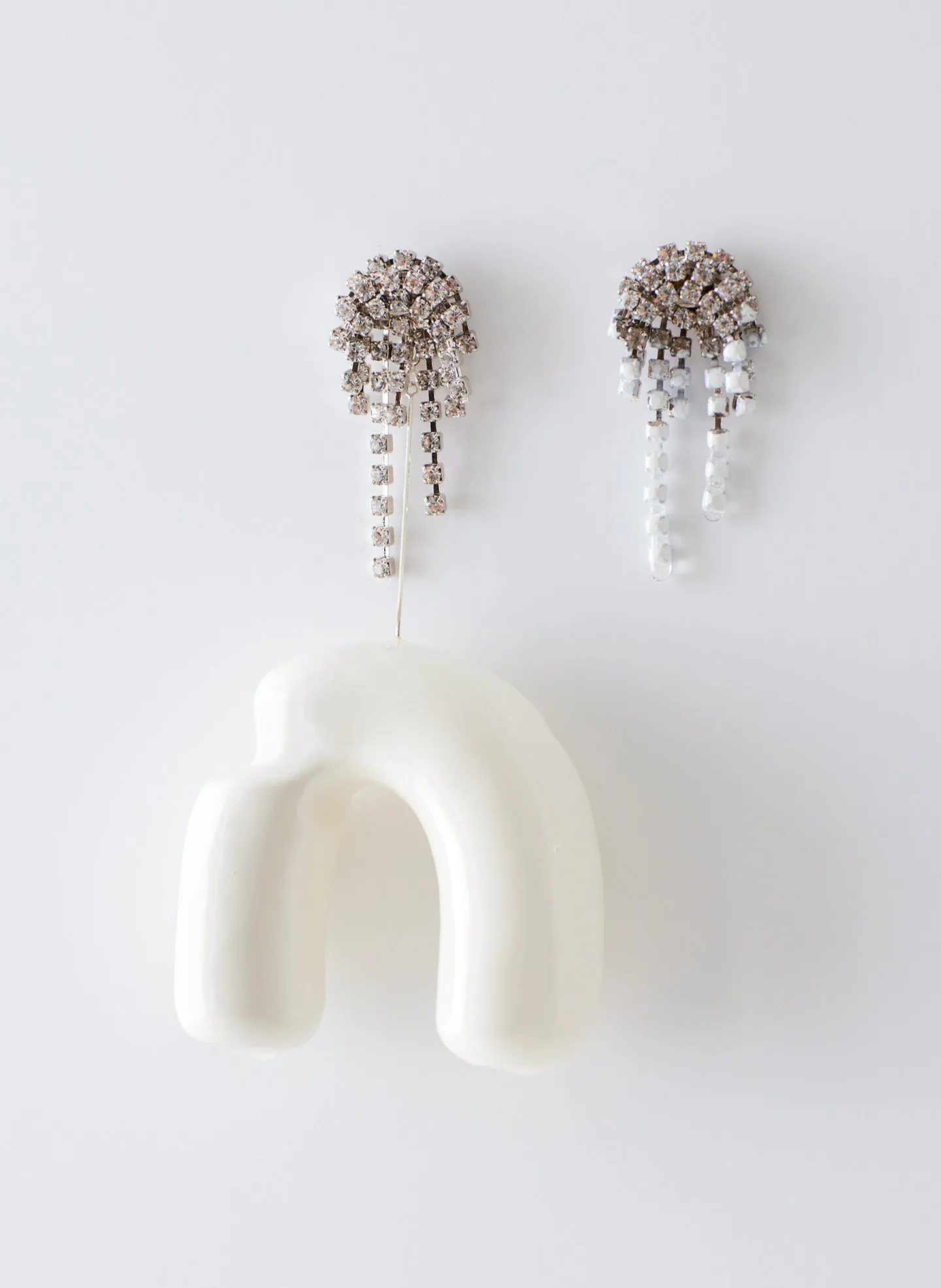 d O n U t s Crystal Earrings - Large sold by Tibi