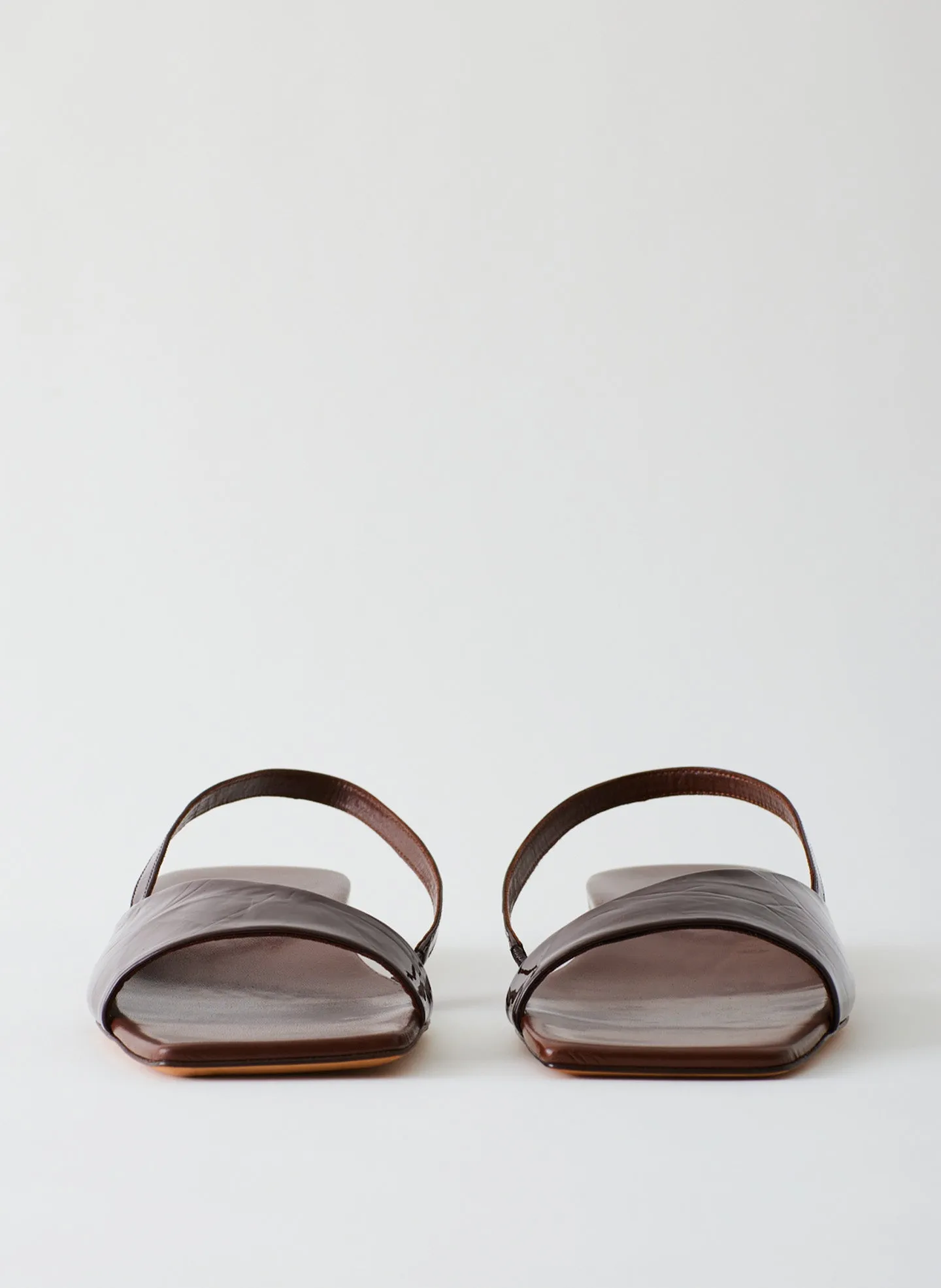 Avi Crinkle Patent Asymmetric Flat sold by Tibi product image thumbnail 3