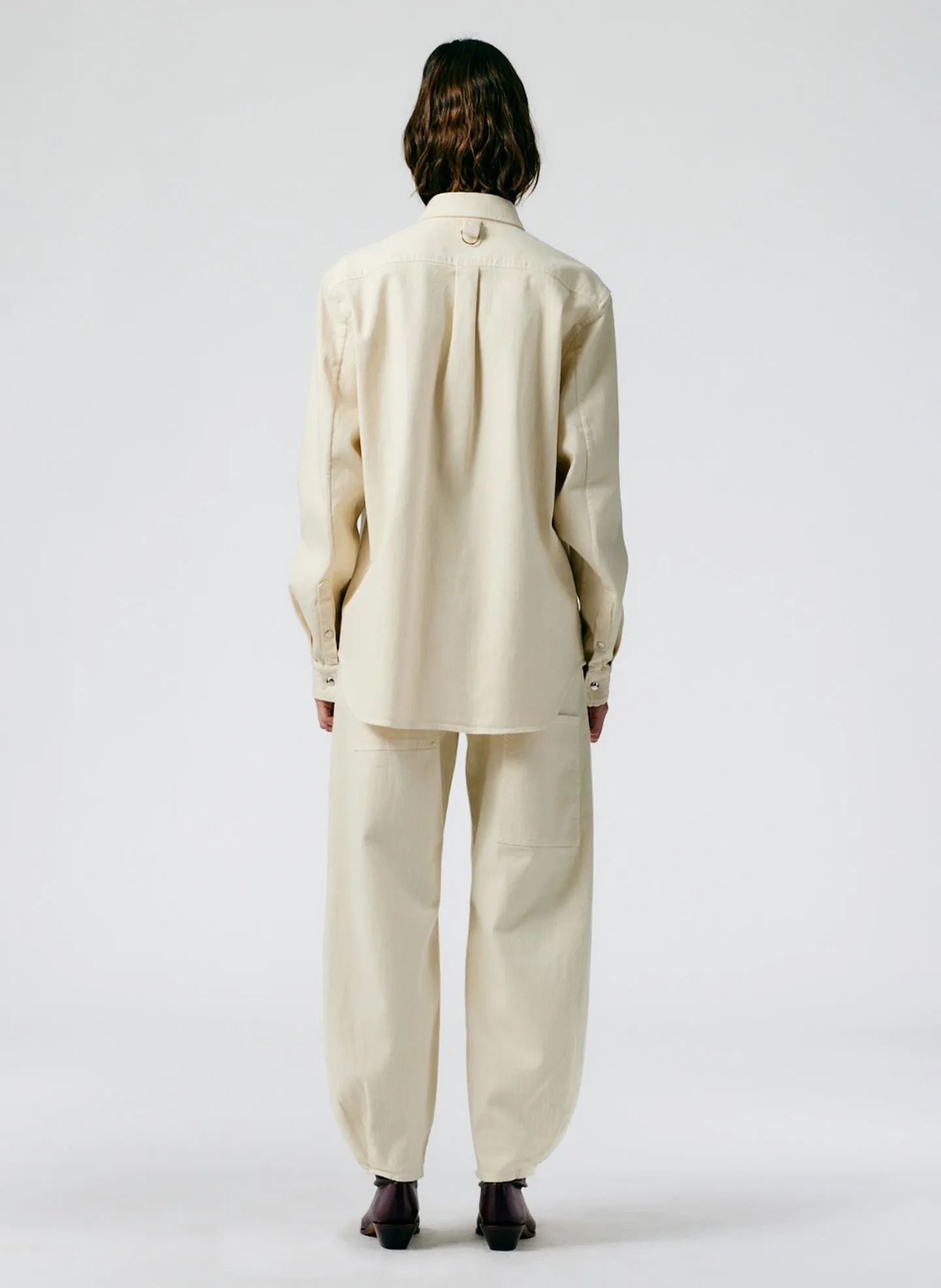 Garment Washed Twill Brancusi Jean - Regular sold by Tibi product image thumbnail 5