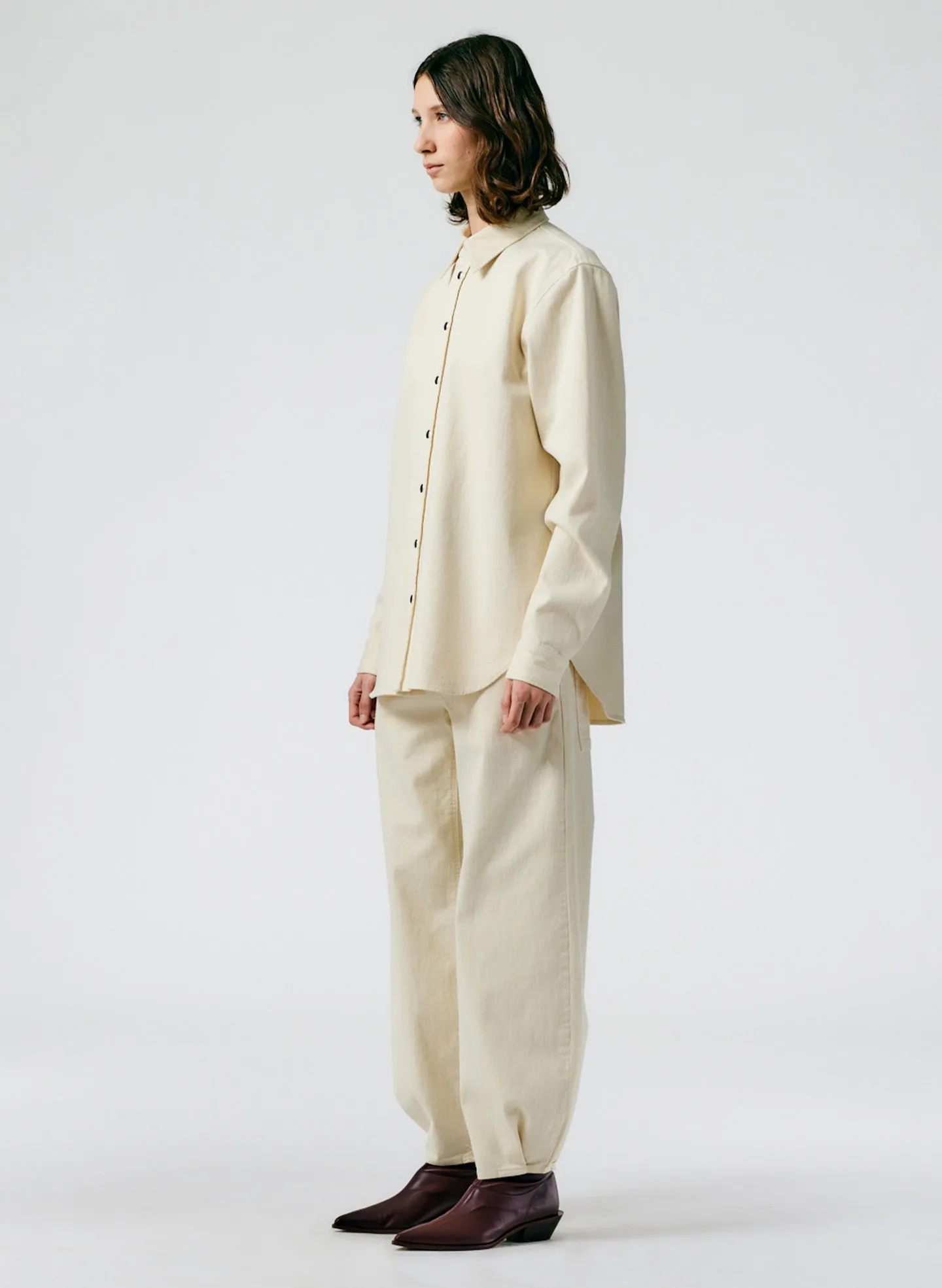 Garment Washed Twill Brancusi Jean - Regular sold by Tibi product image thumbnail 4
