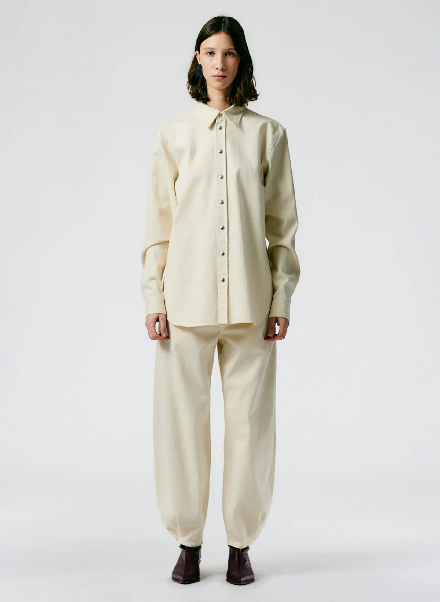 Garment Washed Twill Brancusi Jean - Regular sold by Tibi product image thumbnail 3