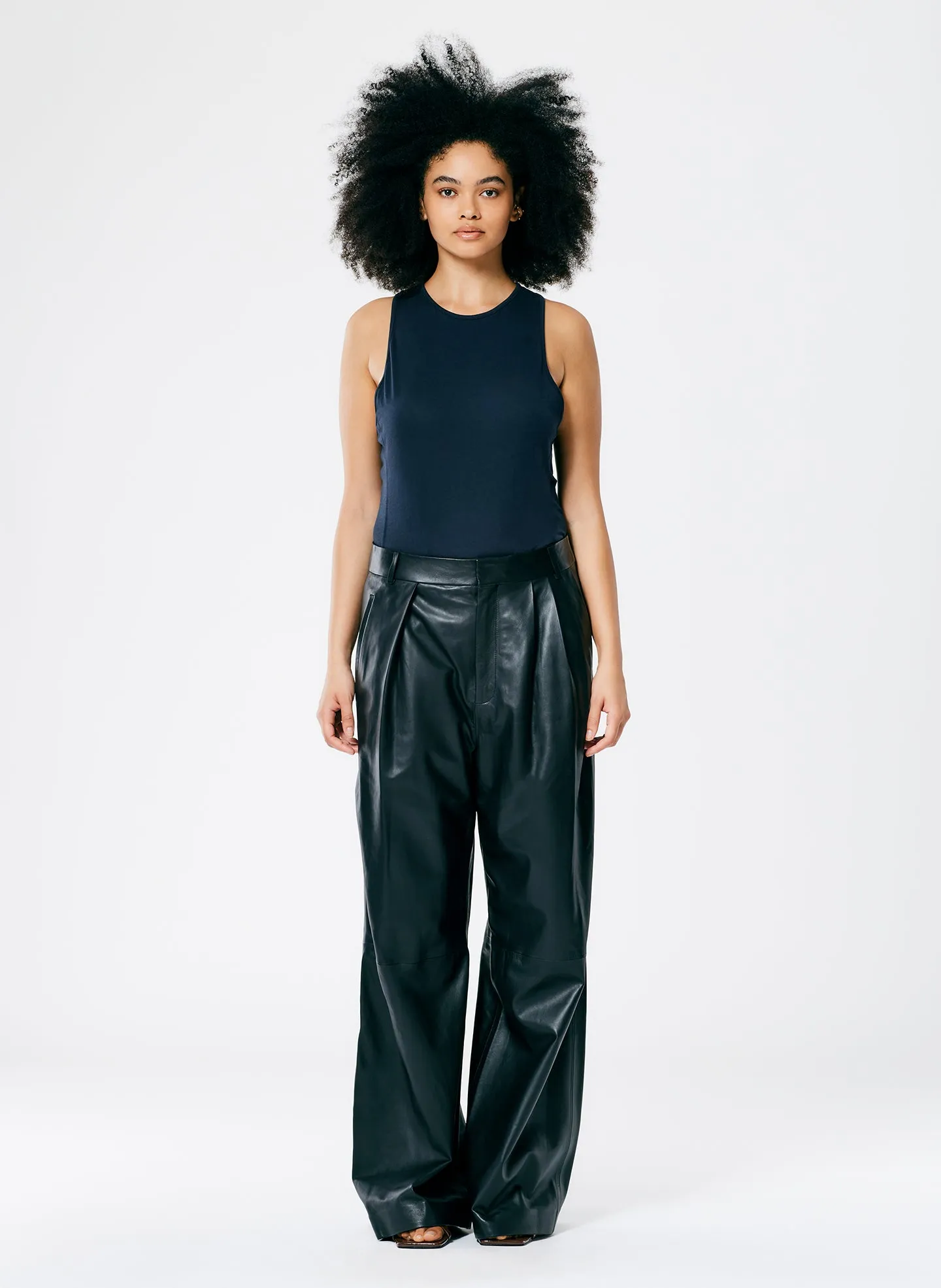 Leather Stella Pant sold by Tibi product image thumbnail 2