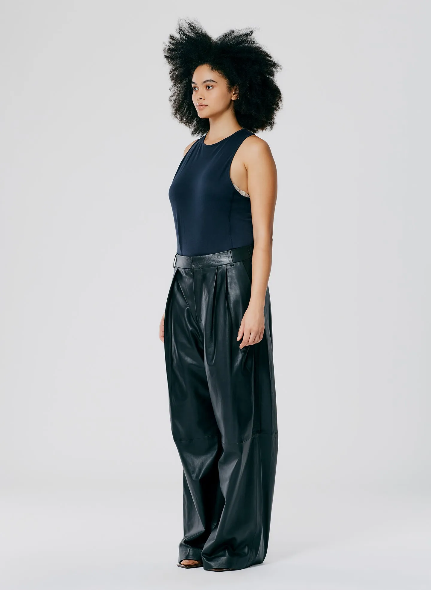 Leather Stella Pant sold by Tibi product image thumbnail 3