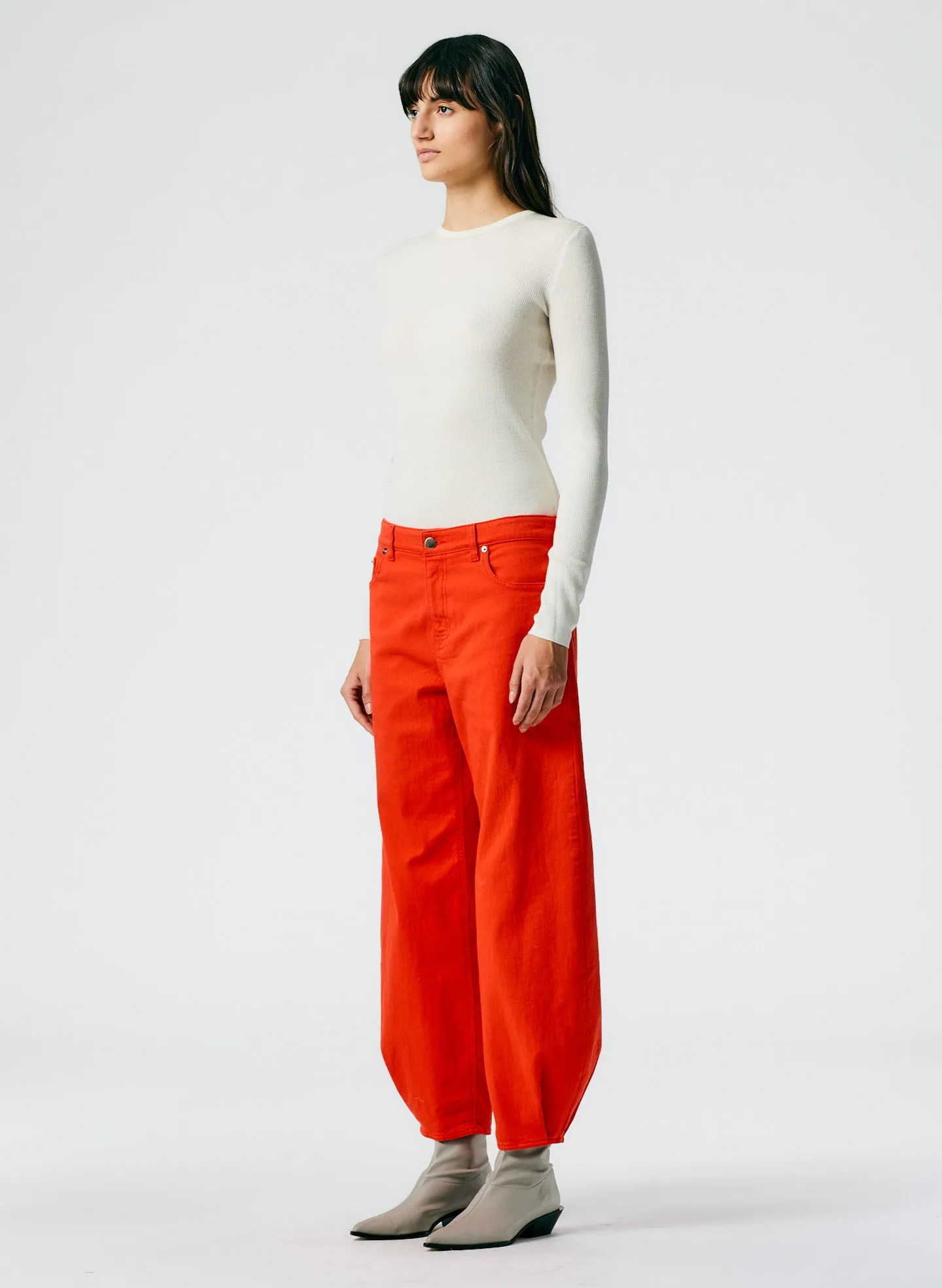 Garment Washed Twill Brancusi Jean - Regular sold by Tibi product image thumbnail 3