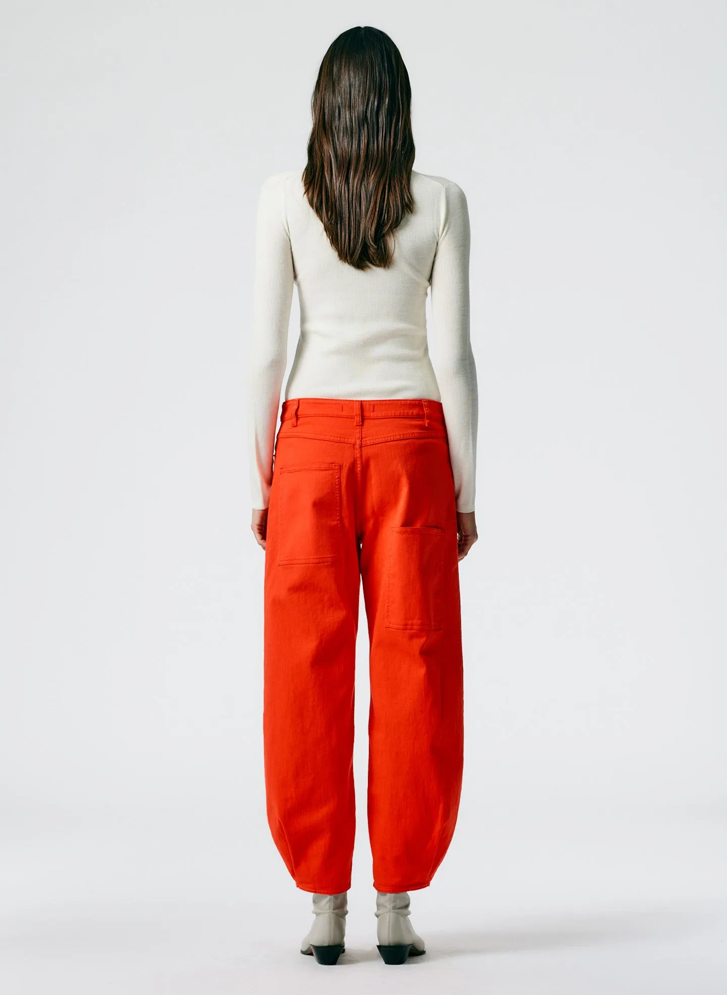 Garment Washed Twill Brancusi Jean - Regular sold by Tibi product image thumbnail 4