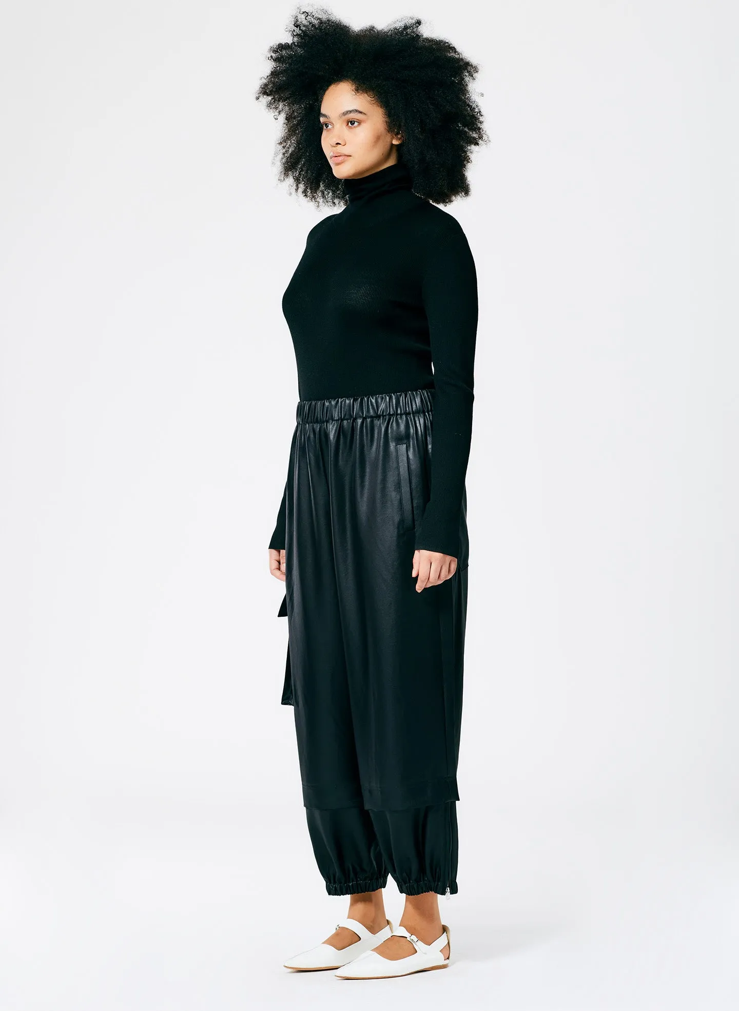 Celia Drape Pull On Wilt Jogger- Regular sold by Tibi product image thumbnail 4