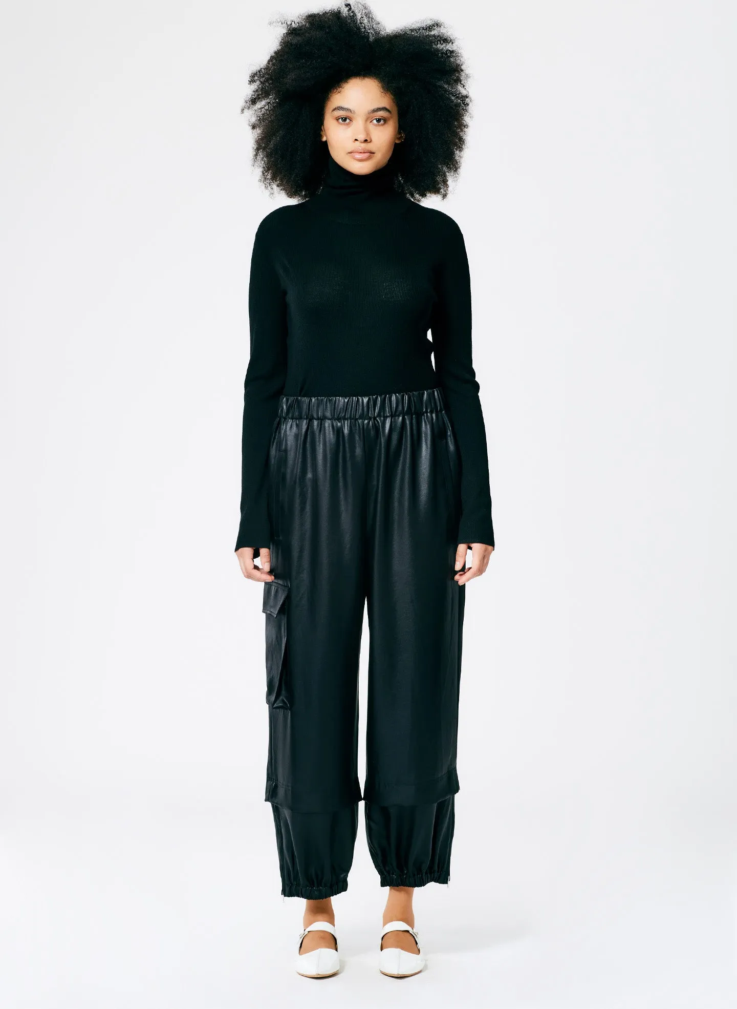 Celia Drape Pull On Wilt Jogger- Regular sold by Tibi product image thumbnail 3