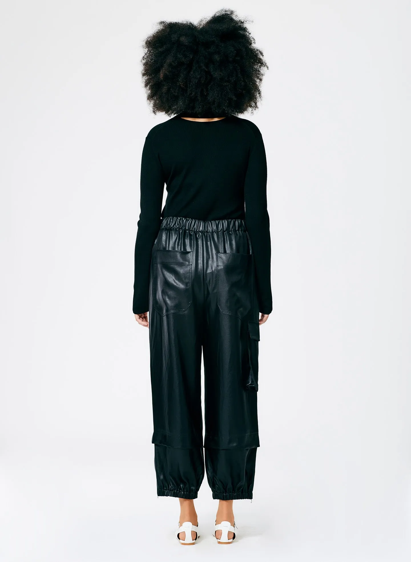 Celia Drape Pull On Wilt Jogger- Regular sold by Tibi product image thumbnail 5