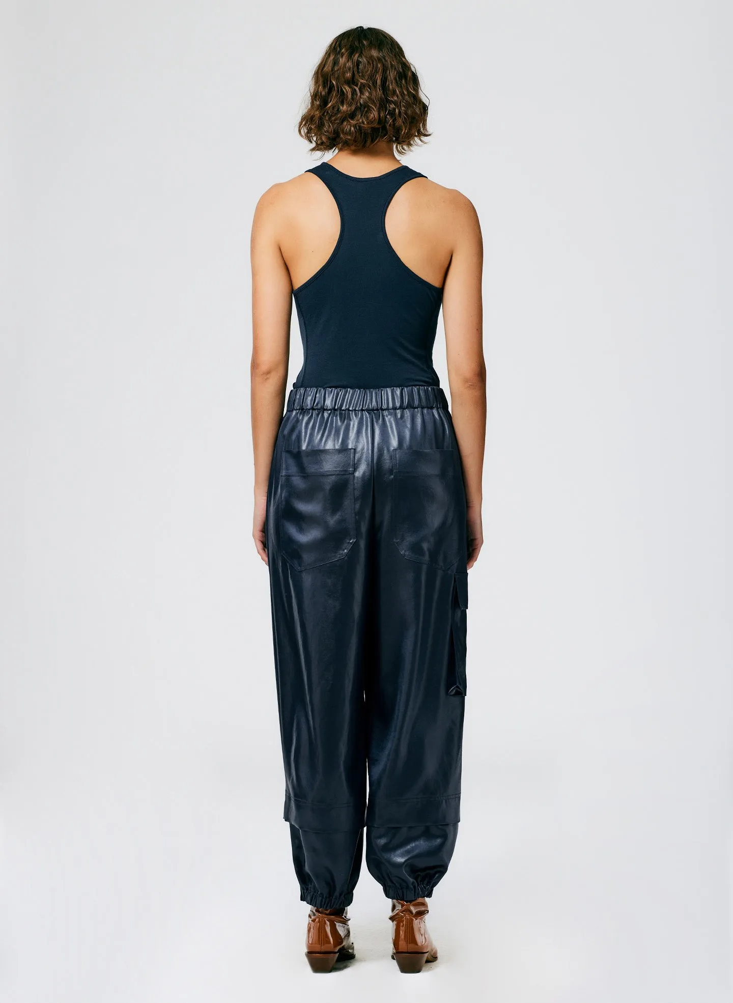 Celia Drape Pull On Wilt Jogger- Regular sold by Tibi product image thumbnail 3
