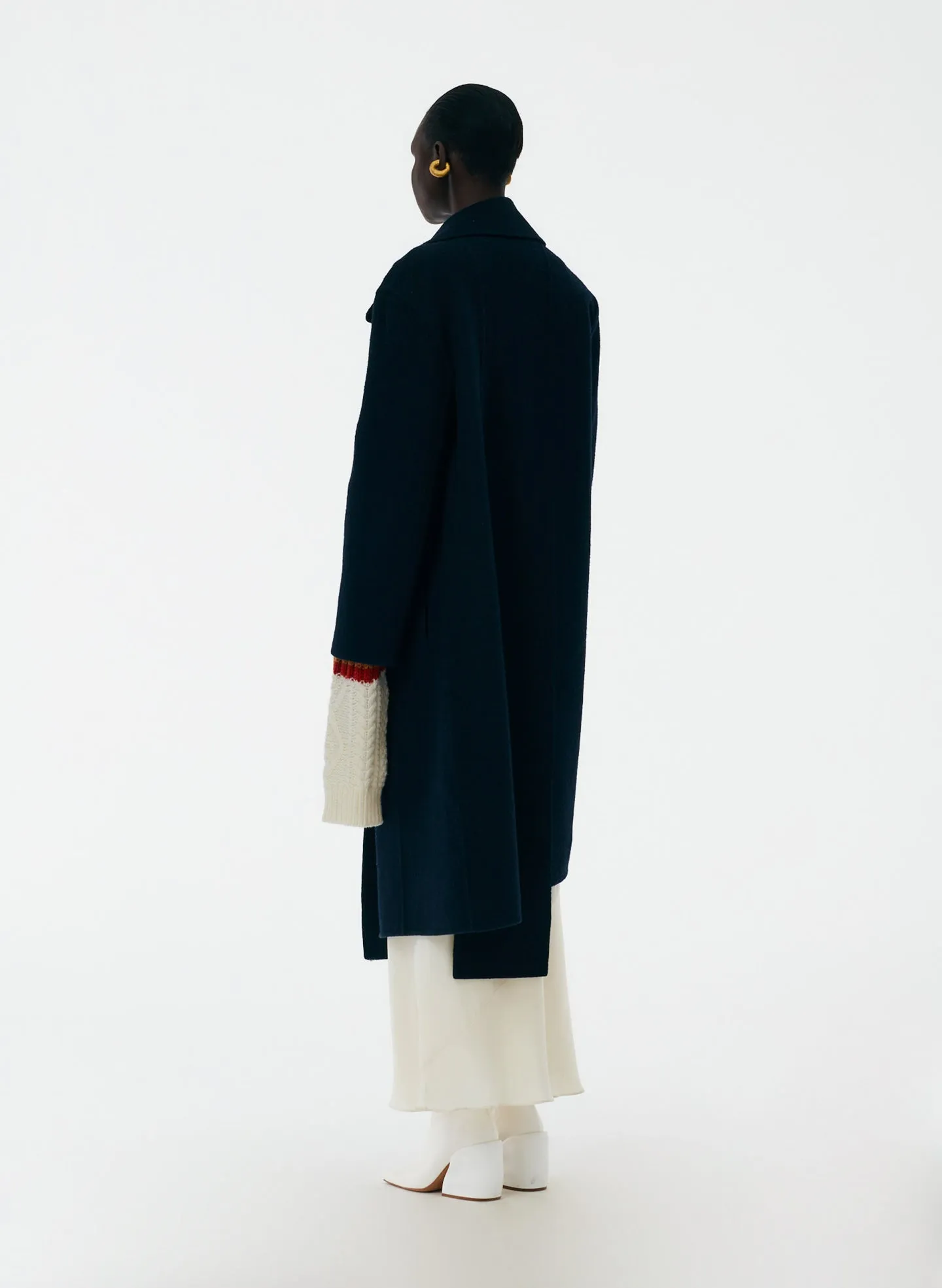 Luxe Double Faced Wool Angora Carwash Coat sold by Tibi product image thumbnail 3