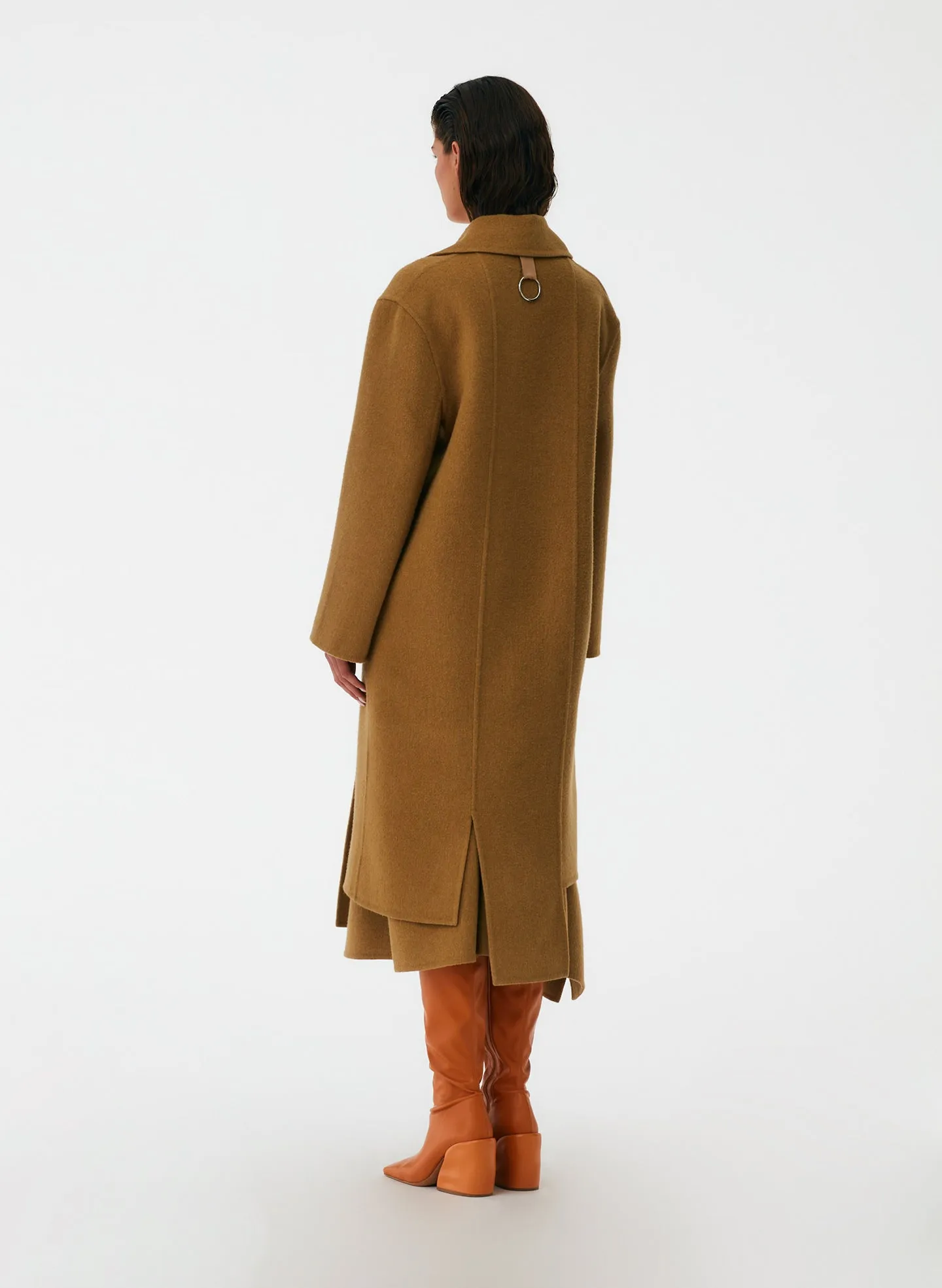 Luxe Double Faced Wool Angora Carwash Coat sold by Tibi product image thumbnail 3