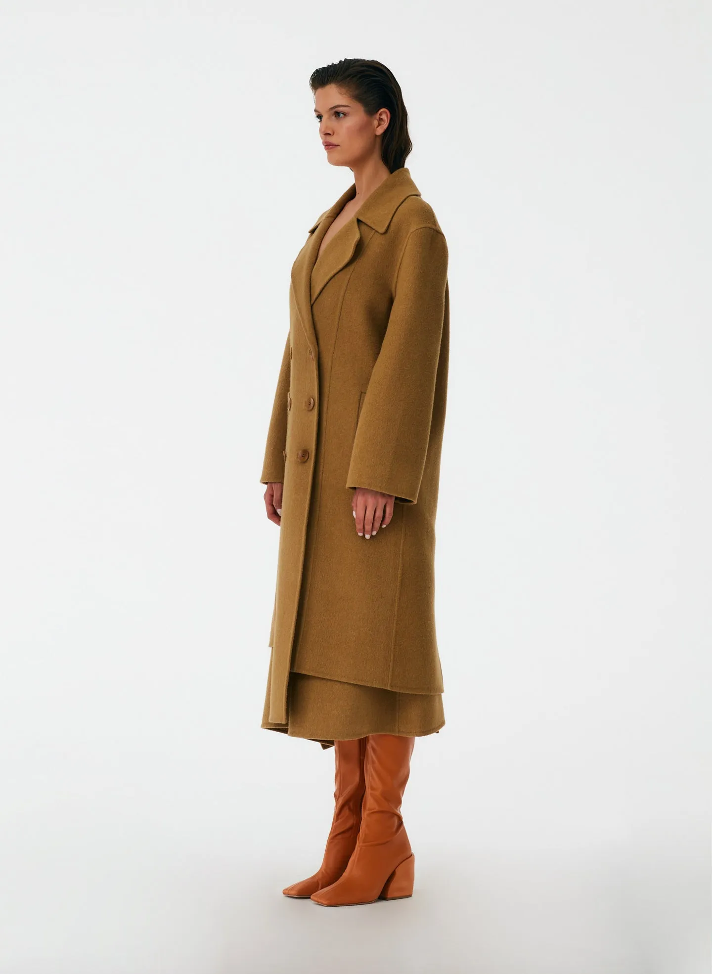 Luxe Double Faced Wool Angora Carwash Coat sold by Tibi product image thumbnail 2