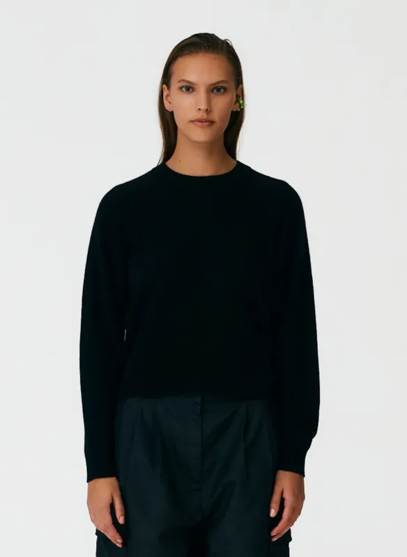 Feather Weight Cashmere Open Sleeve Cocoon Sweater sold by Tibi