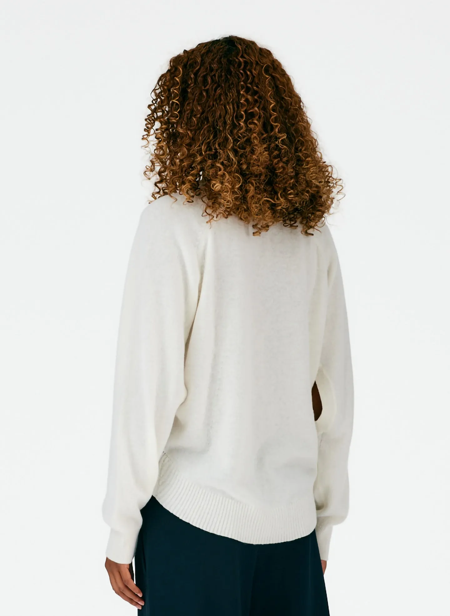 Feather Weight Cashmere Open Sleeve Cocoon Sweater sold by Tibi product image thumbnail 3