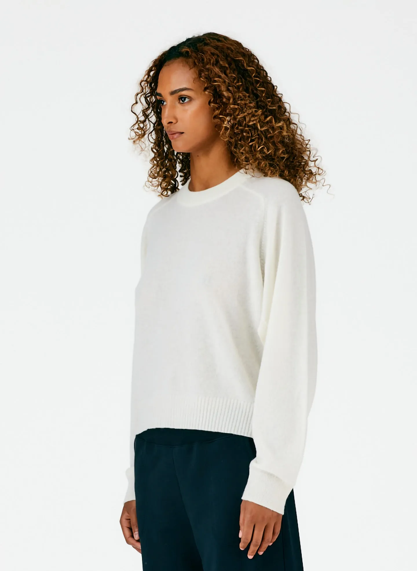 Feather Weight Cashmere Open Sleeve Cocoon Sweater sold by Tibi product image thumbnail 2