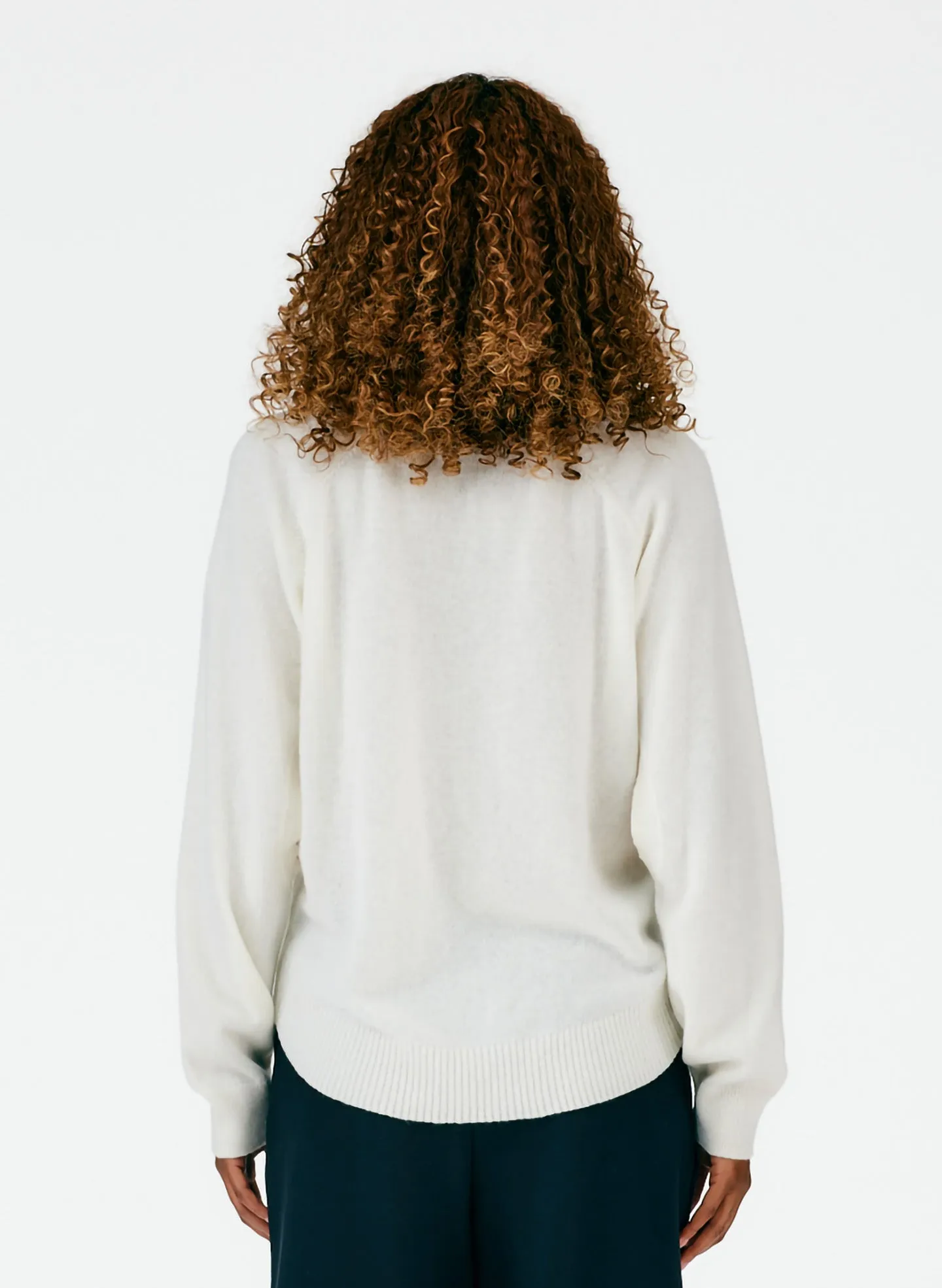 Feather Weight Cashmere Open Sleeve Cocoon Sweater sold by Tibi product image thumbnail 4