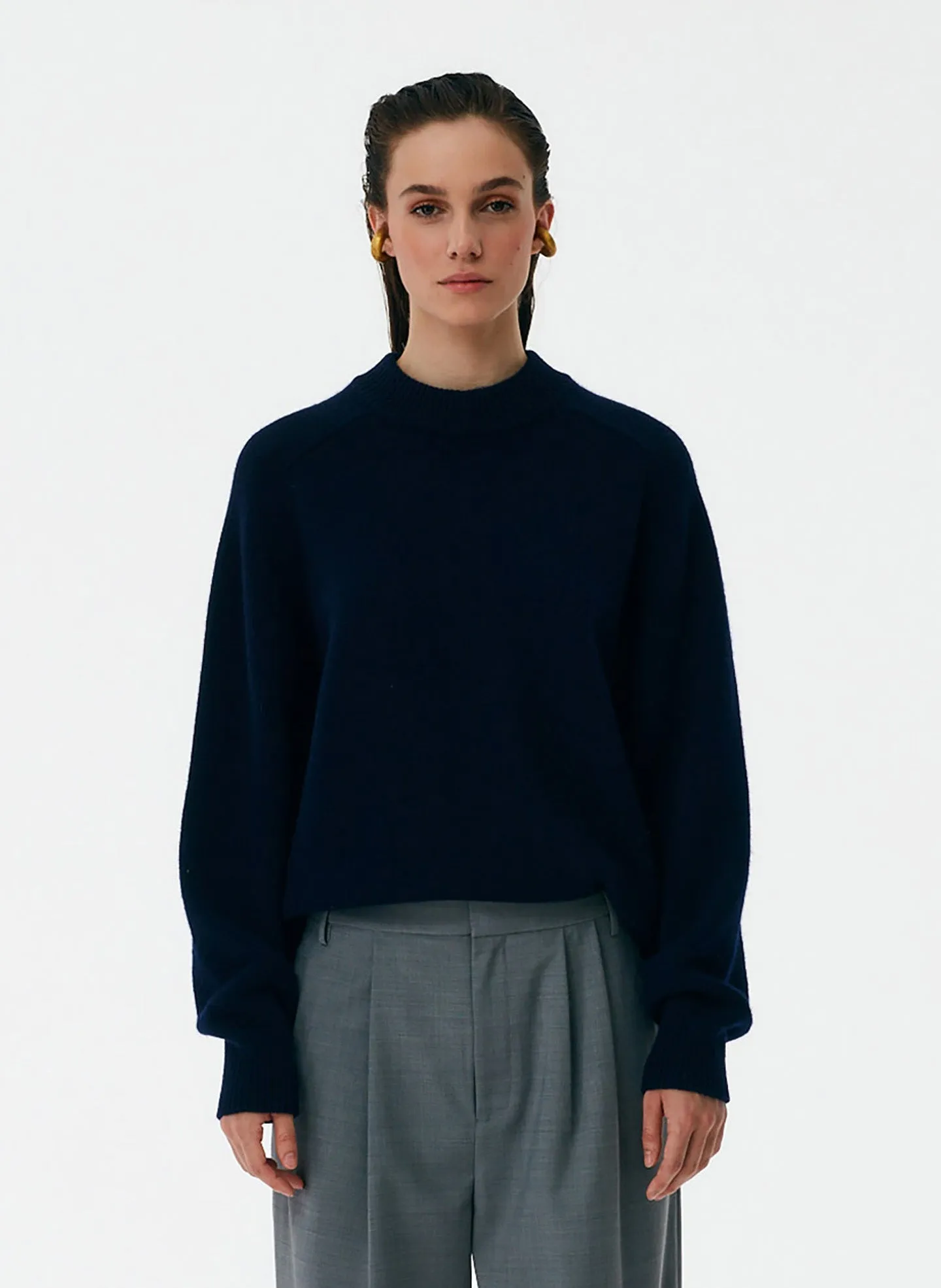 Cashmere Crewneck Oversized Sweater sold by Tibi