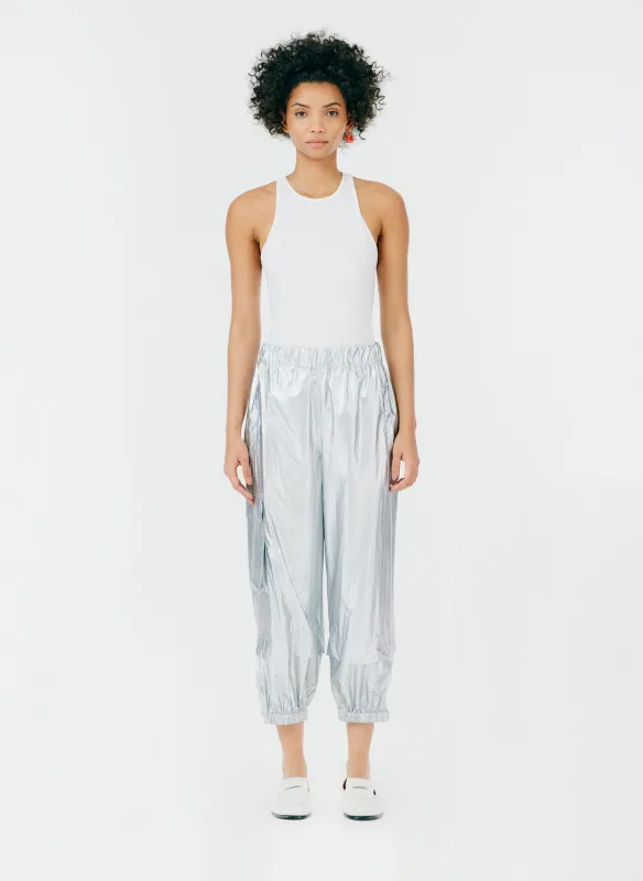 Metallic Nylon Pull On Wilt Jogger made by Tibi