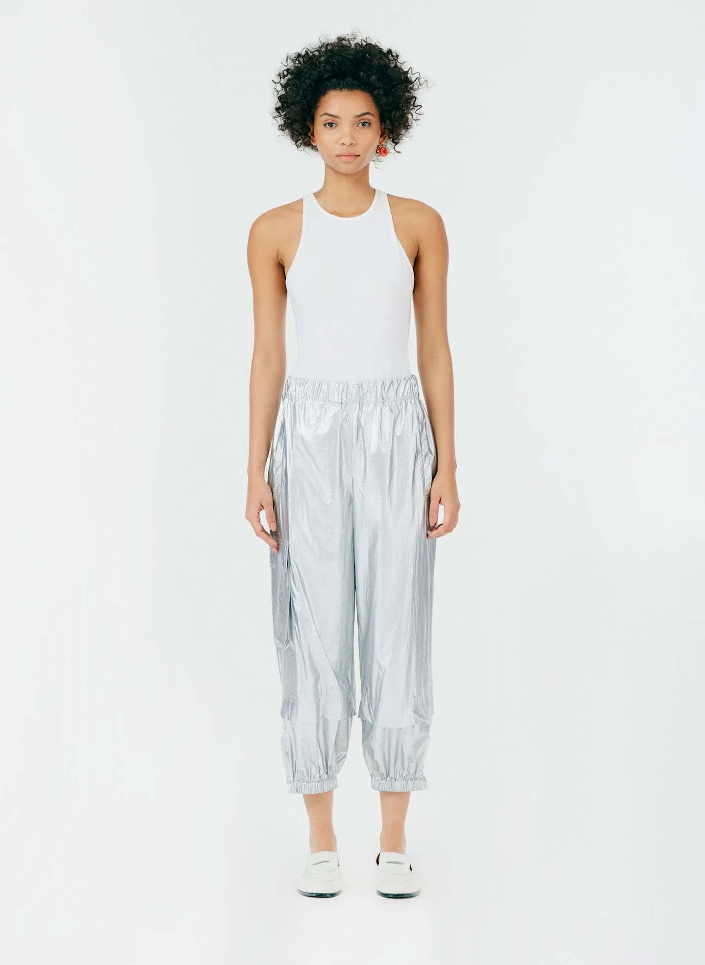 Metallic Nylon Pull On Wilt Jogger sold by Tibi