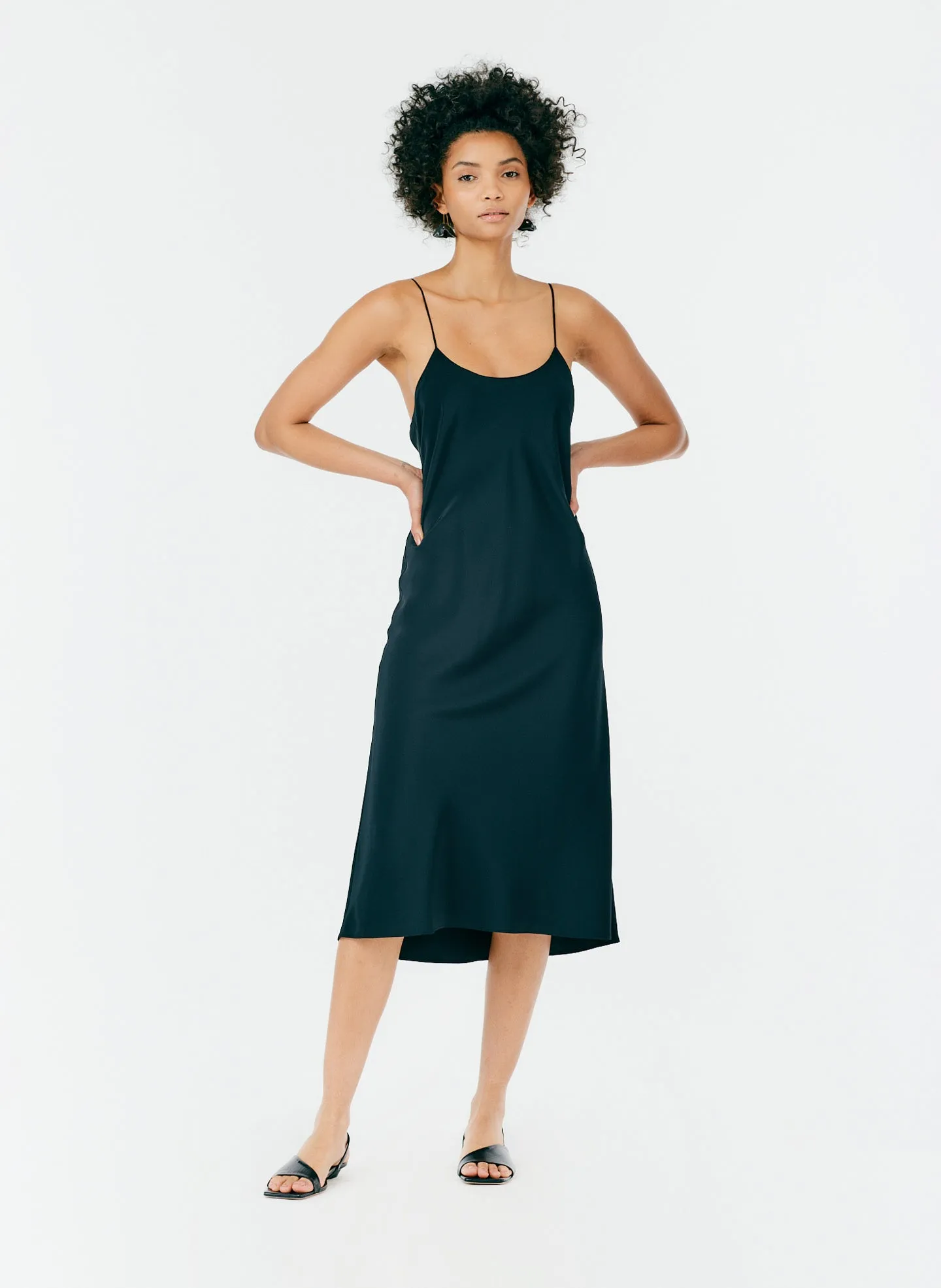 4Ply Silk Bias Slip Dress sold by Tibi