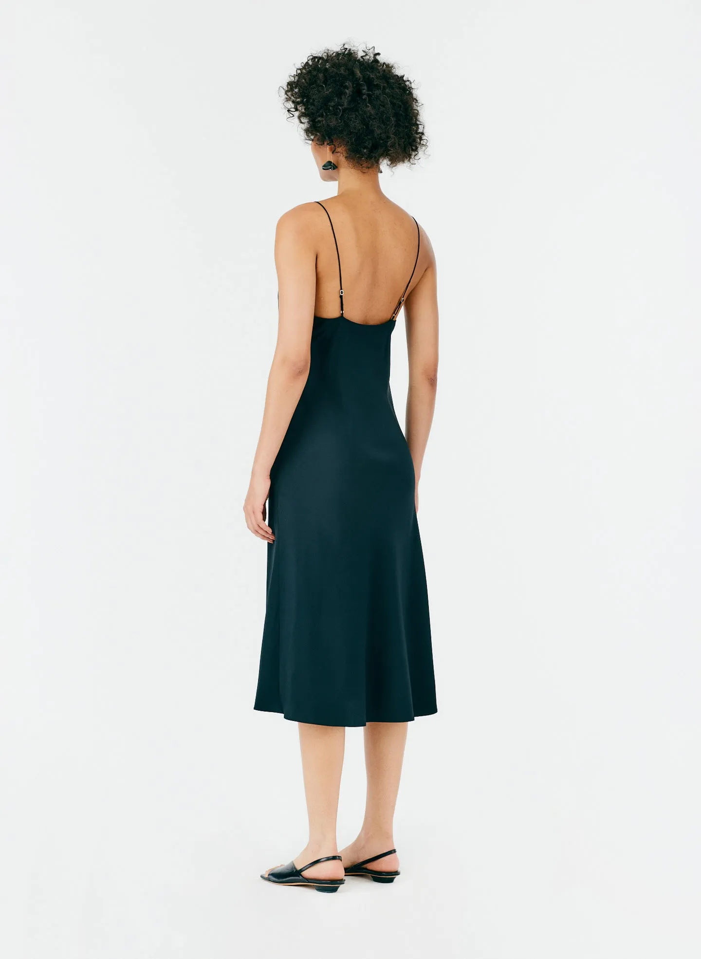 4Ply Silk Bias Slip Dress sold by Tibi product image thumbnail 5