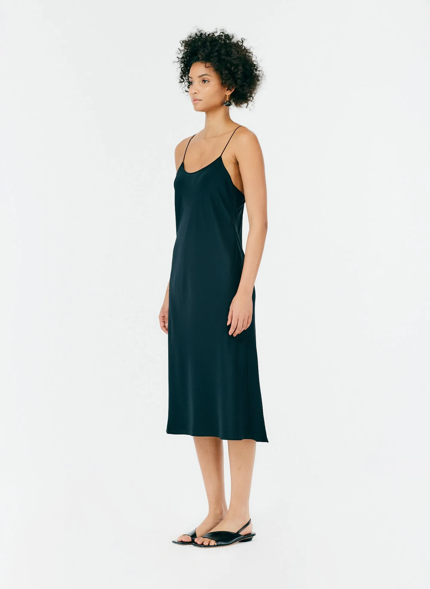4Ply Silk Bias Slip Dress sold by Tibi product image thumbnail 4