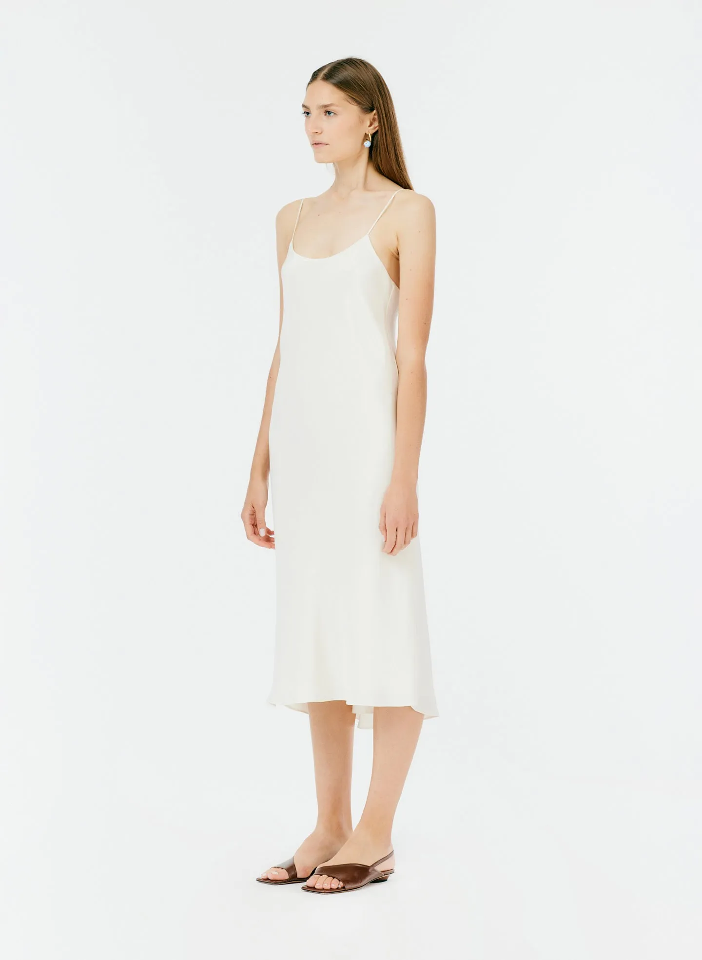 4Ply Silk Bias Slip Dress sold by Tibi product image thumbnail 3