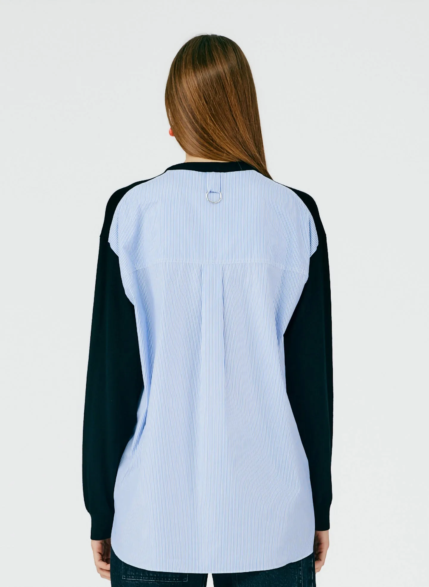 Merino Wool Sweater Combo Pullover sold by Tibi product image thumbnail 5