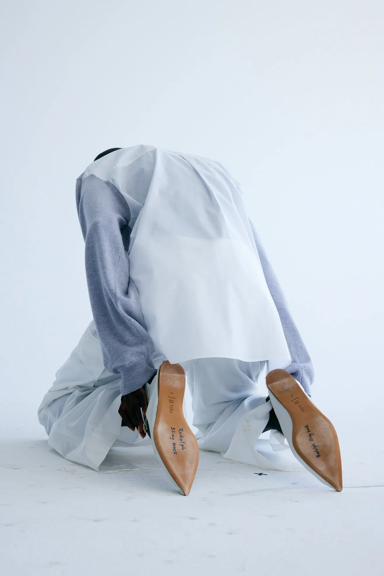 Merino Wool Sweater Combo Pullover sold by Tibi product image thumbnail 2