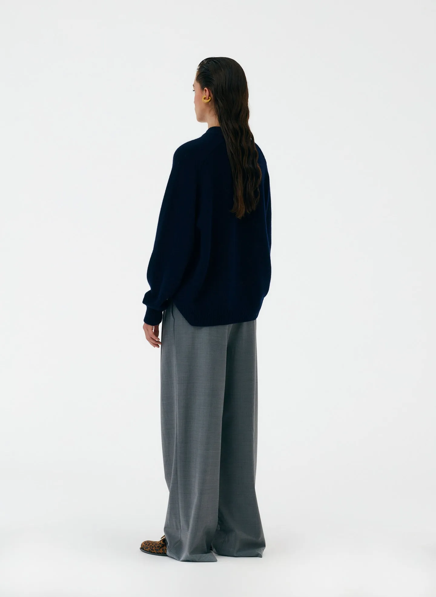 Tropical Wool Stella Pant with Removable Ankle Bands sold by Tibi product image thumbnail 3