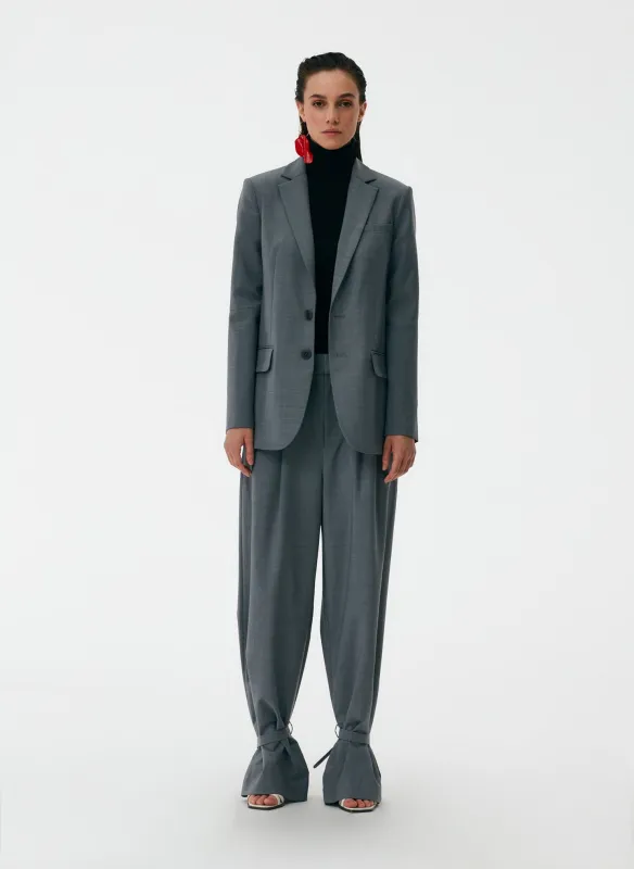 Tropical Wool Cutout Sleeve Marlon Blazer sold by Tibi