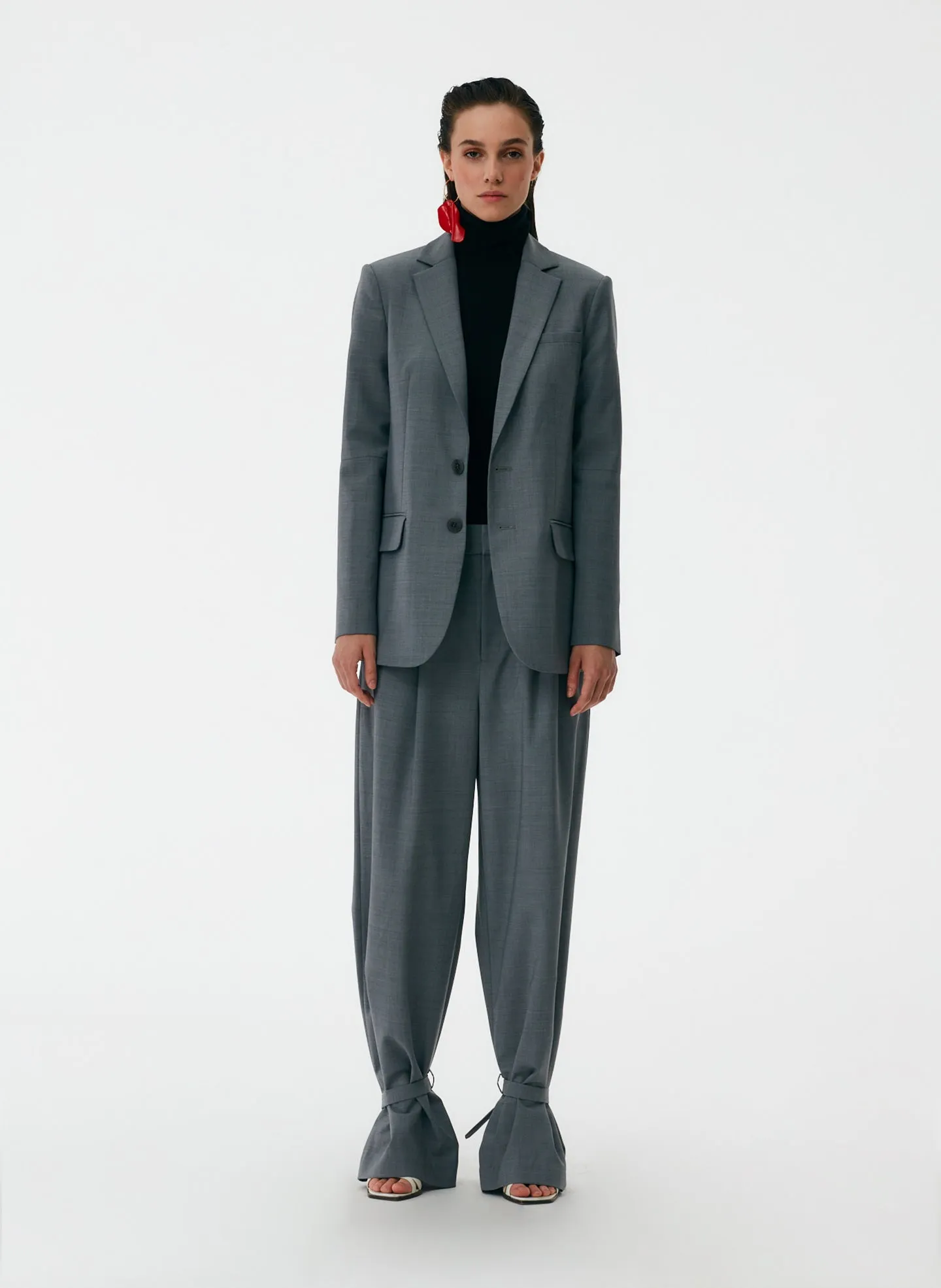 Tropical Wool Cutout Sleeve Marlon Blazer sold by Tibi