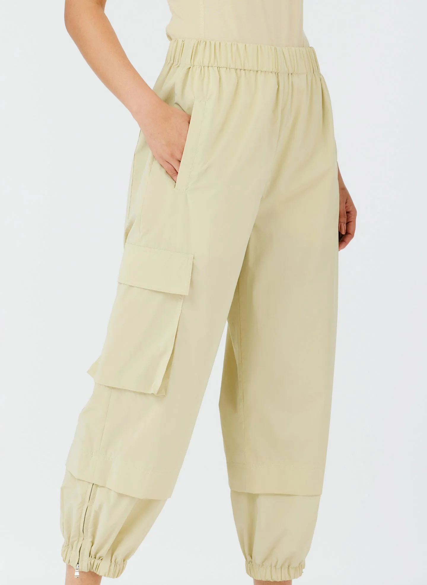 Powder Nylon Pull On Wilt Jogger sold by Tibi product image thumbnail 5