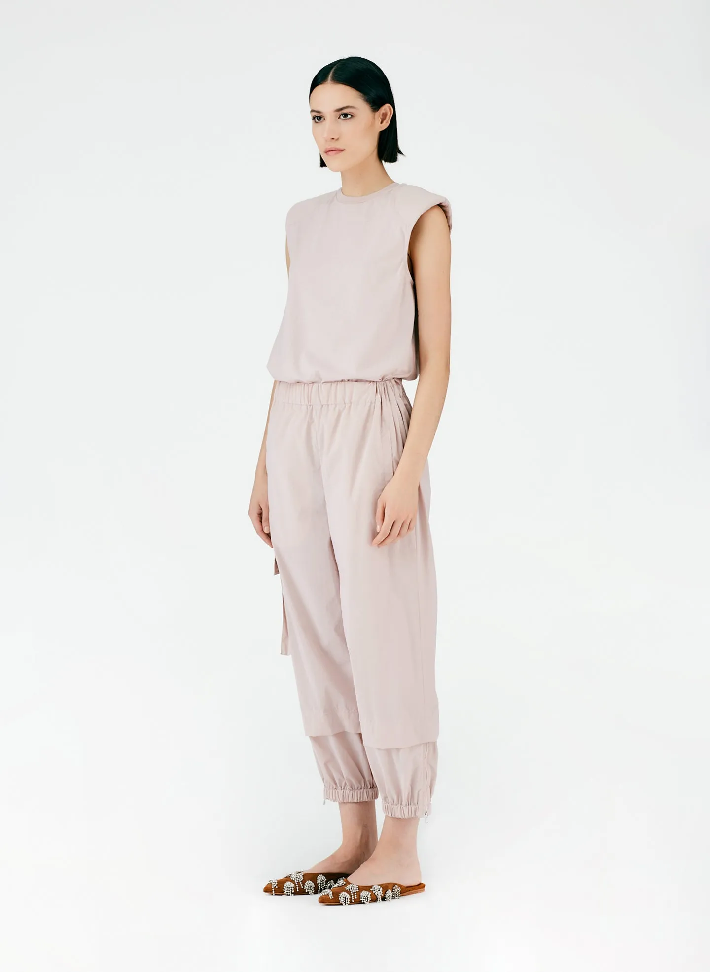Powder Nylon Pull On Wilt Jogger sold by Tibi product image thumbnail 2