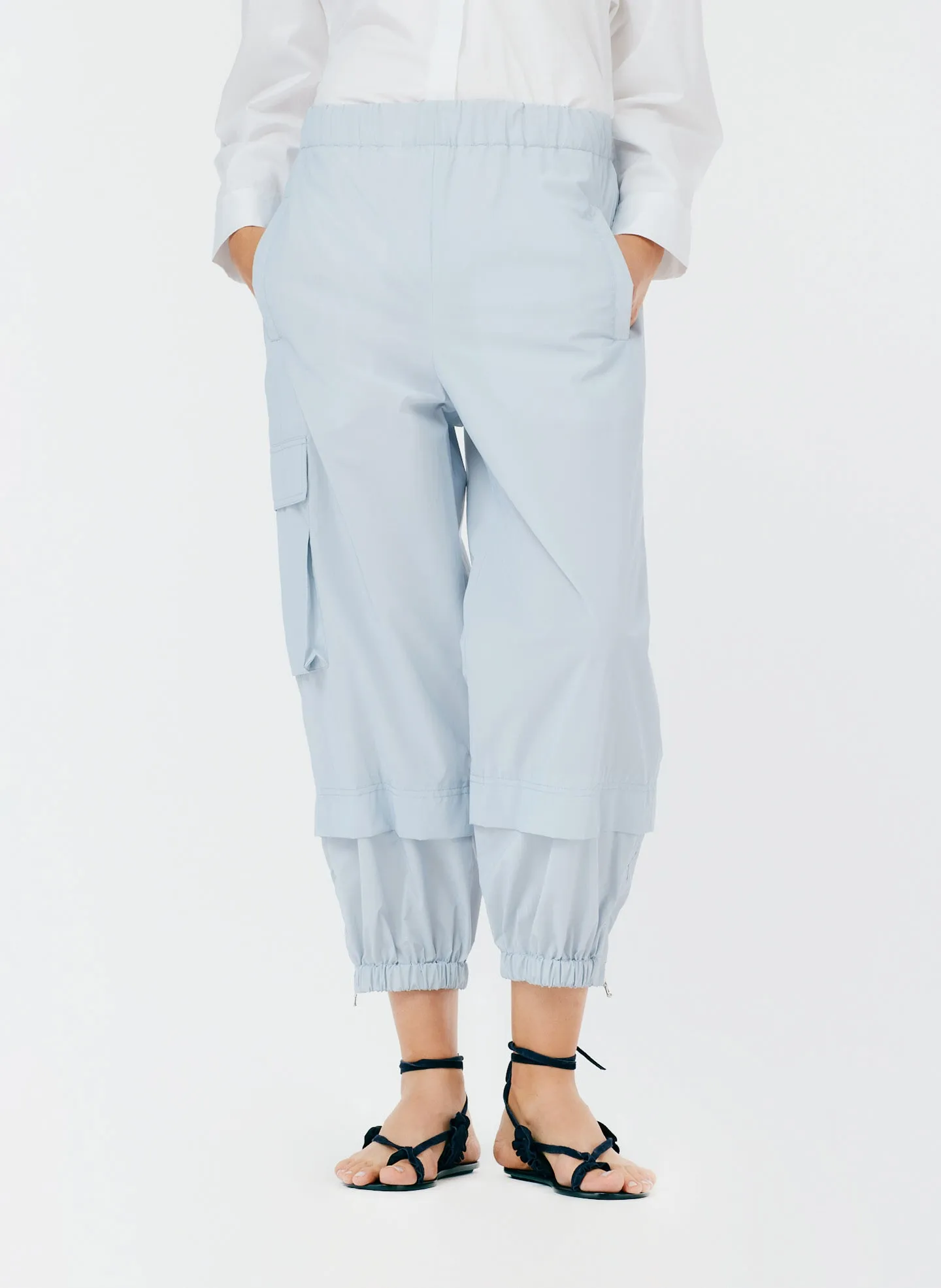 Powder Nylon Pull On Wilt Jogger sold by Tibi product image thumbnail 5